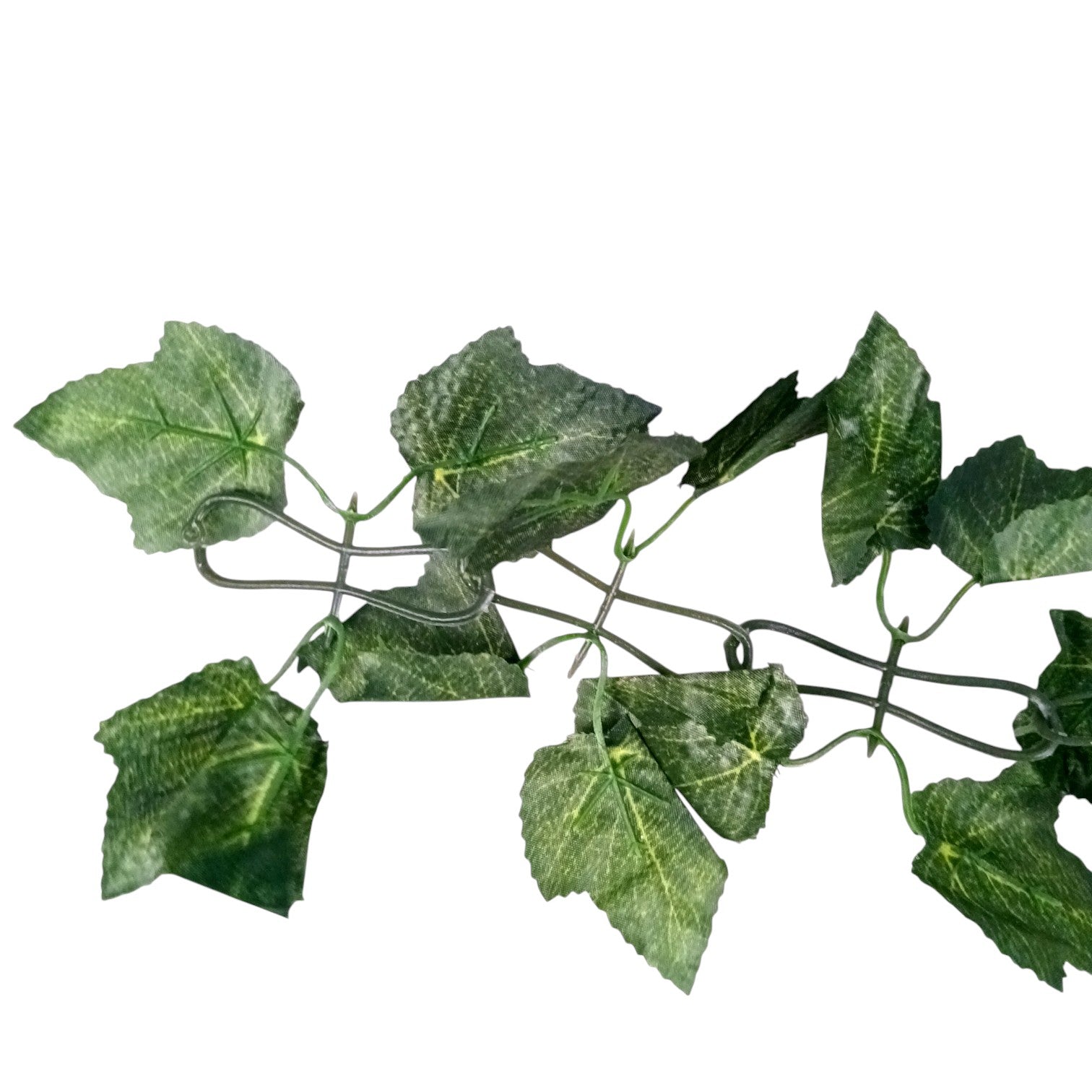 Artificial Leaf Hanging Bail | Decorative Hanging Plant for Home, Balcony, Temple, Door Bandhanwar & Party Decor | Reusable Faux Leaf Garland for Indoor Outdoor Decoration - 87 Inch - Apkamart #Style_Design 3