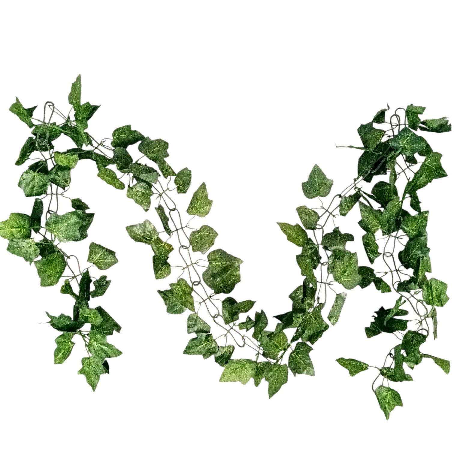 Artificial Leaf Hanging Bail | Decorative Hanging Plant for Home, Balcony, Temple, Door Bandhanwar & Party Decor | Reusable Faux Leaf Garland for Indoor Outdoor Decoration - 87 Inch - Apkamart #Style_Design 3