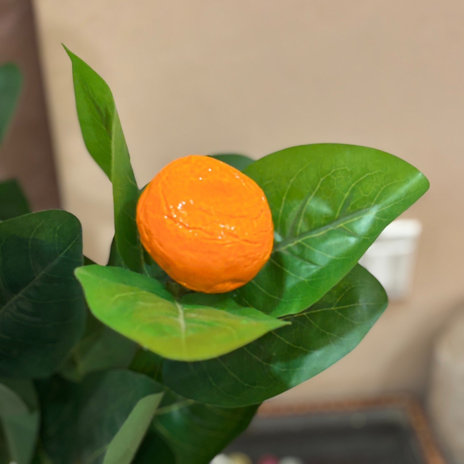 Artificial Leaf Tree | Faux Leaf Vine Plant for Home & Office | Decorative Indoor Potted Green Plant for Living Room Balcony Tabletop Diwali Decor Gifting - 36 Inch