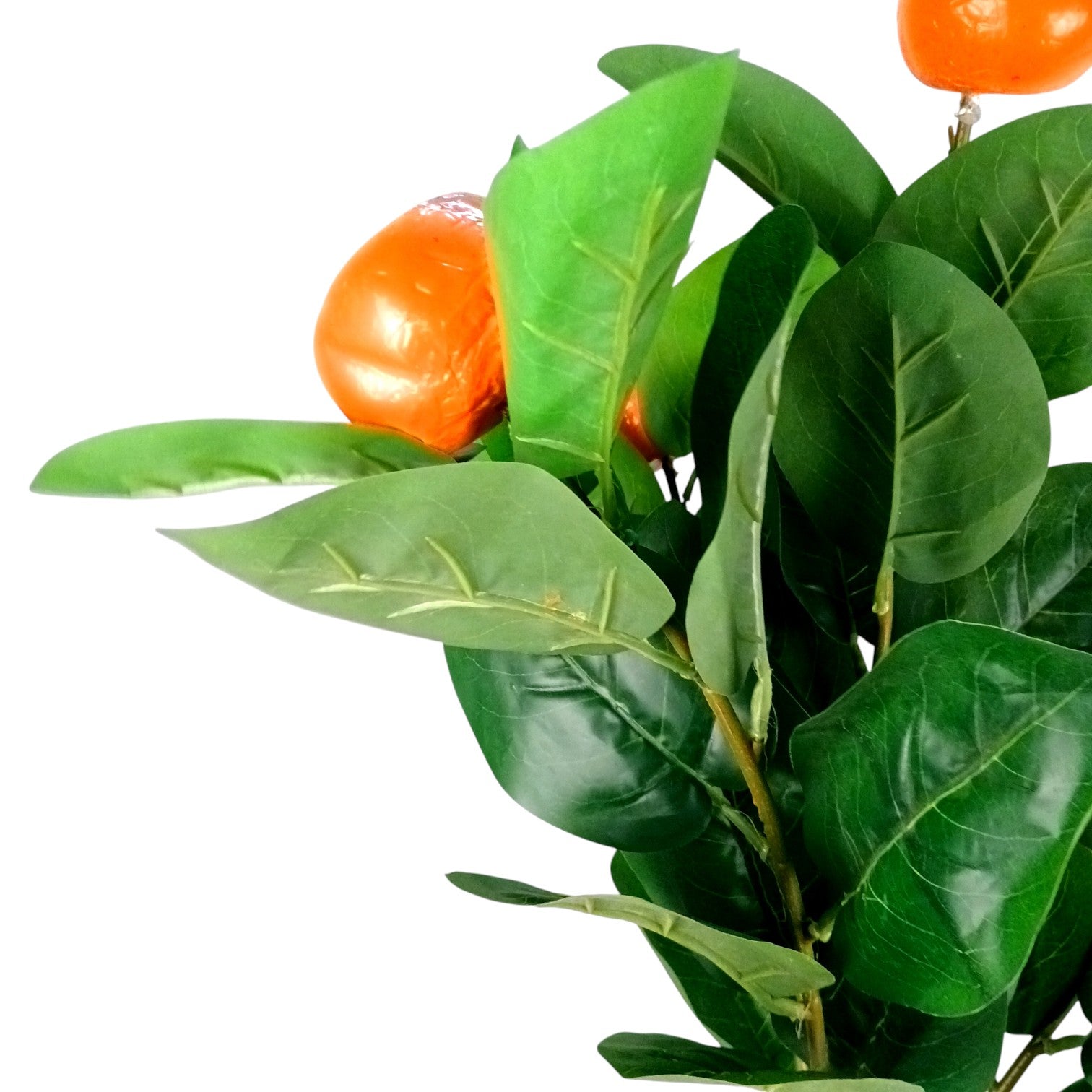 Artificial Leaf Tree | Faux Leaf Vine Plant for Home & Office | Decorative Indoor Potted Green Plant for Living Room Balcony Tabletop Diwali Decor Gifting - 36 Inch