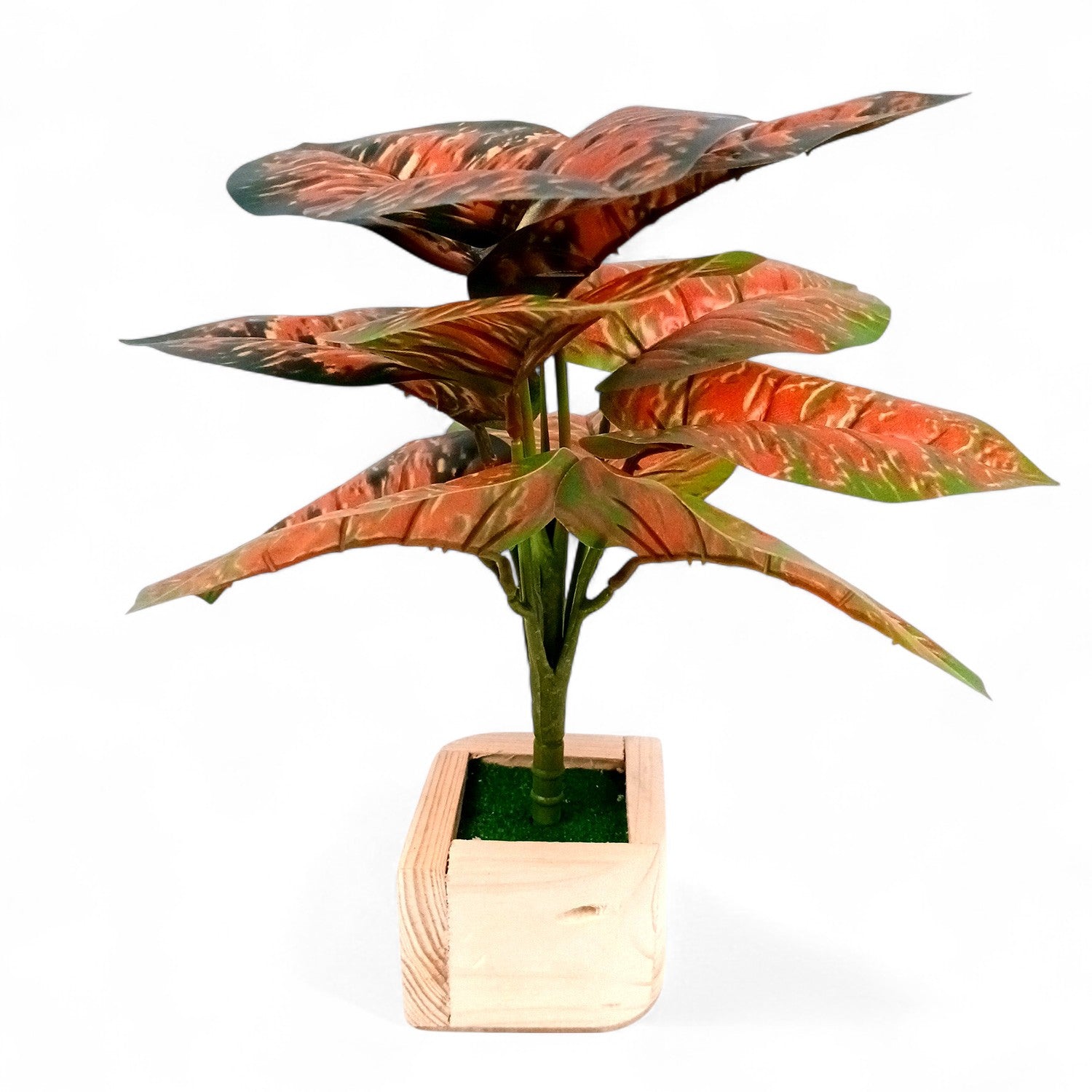 Artificial Plant with Pot | Fake Faux Indoor Potted Money Plant - for Home Décor, Living Room, Office Decoration -10 Inch - Apkamart #Style_Design 1