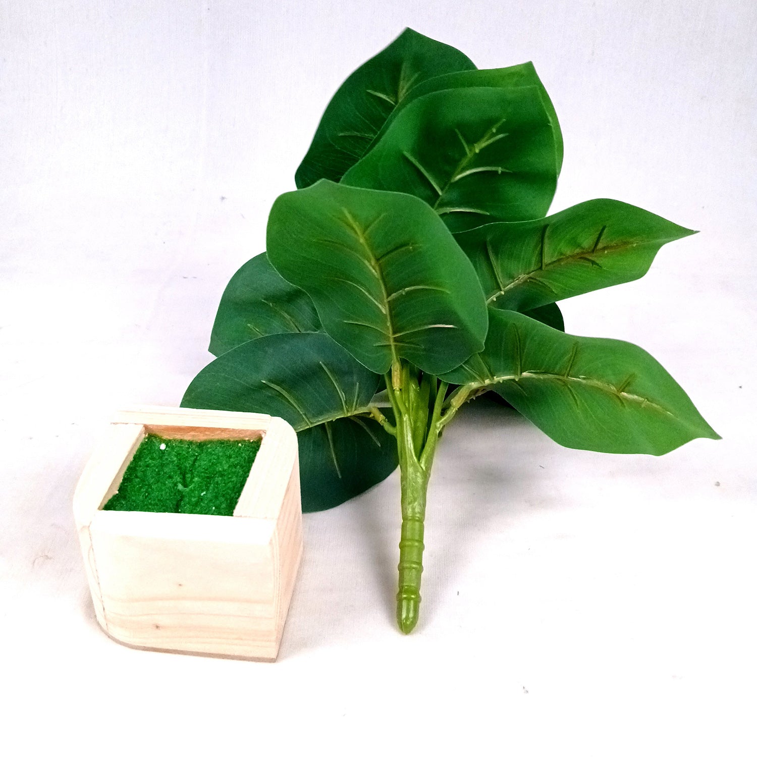 Artificial Plant with Pot | Fake Faux Indoor Potted Money Plant - for Home Décor, Living Room, Office Decoration -10 Inch - Apkamart #Style_Design 3