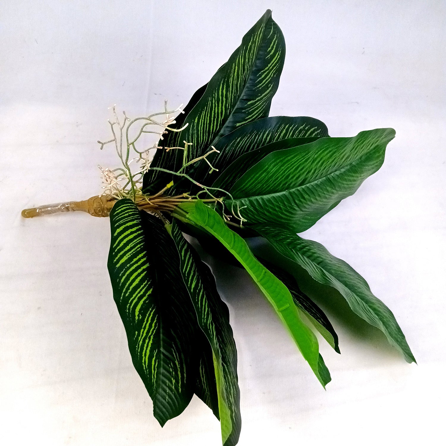 Artificial Plant With Pot | Artificial Money Bonsai Plant - For Vase, Pot, Home, Bedroom, Balcony, Office Corner, Living Room - 17 Inch - Apkamart