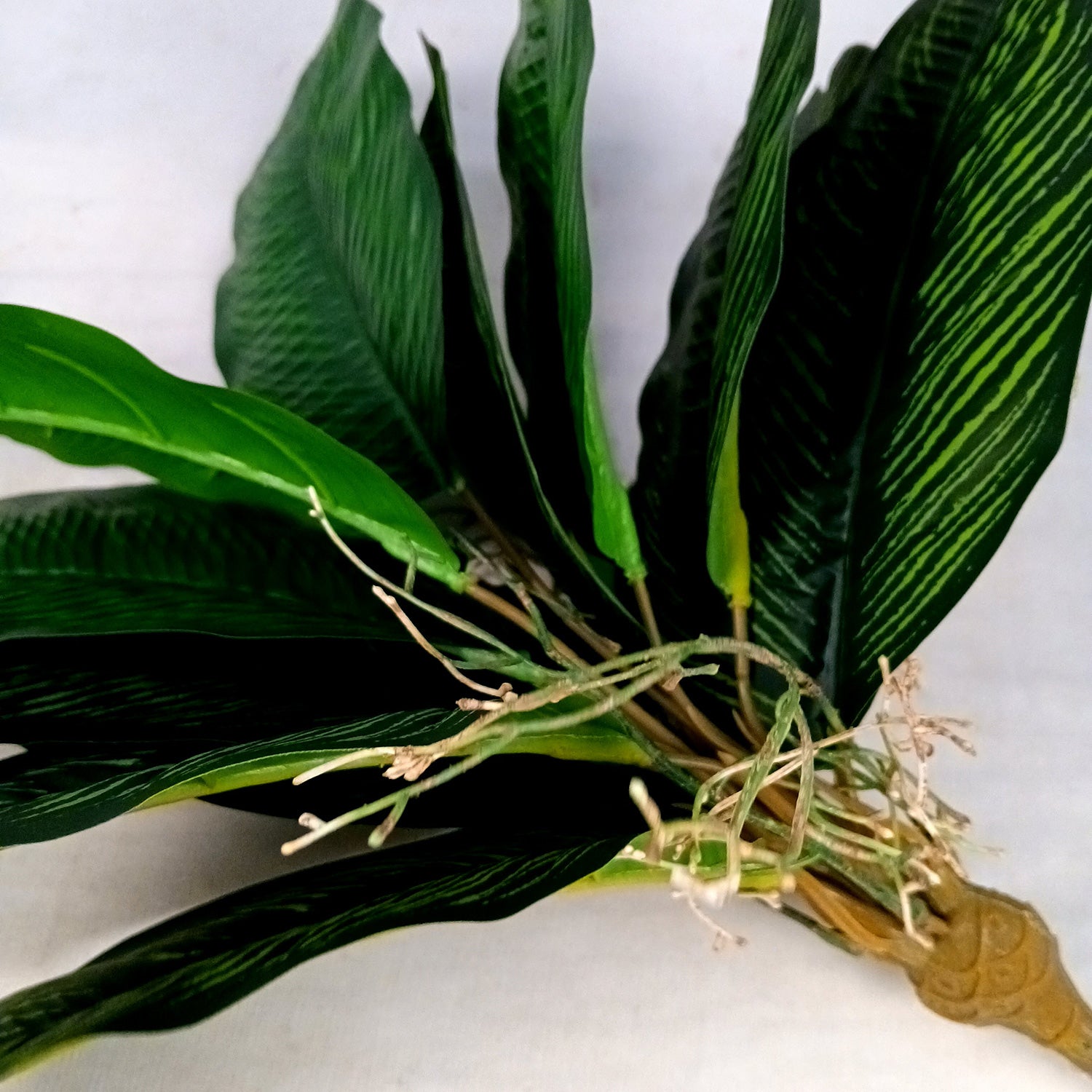 Artificial Plant With Pot | Artificial Money Bonsai Plant - For Vase, Pot, Home, Bedroom, Balcony, Office Corner, Living Room - 17 Inch - Apkamart