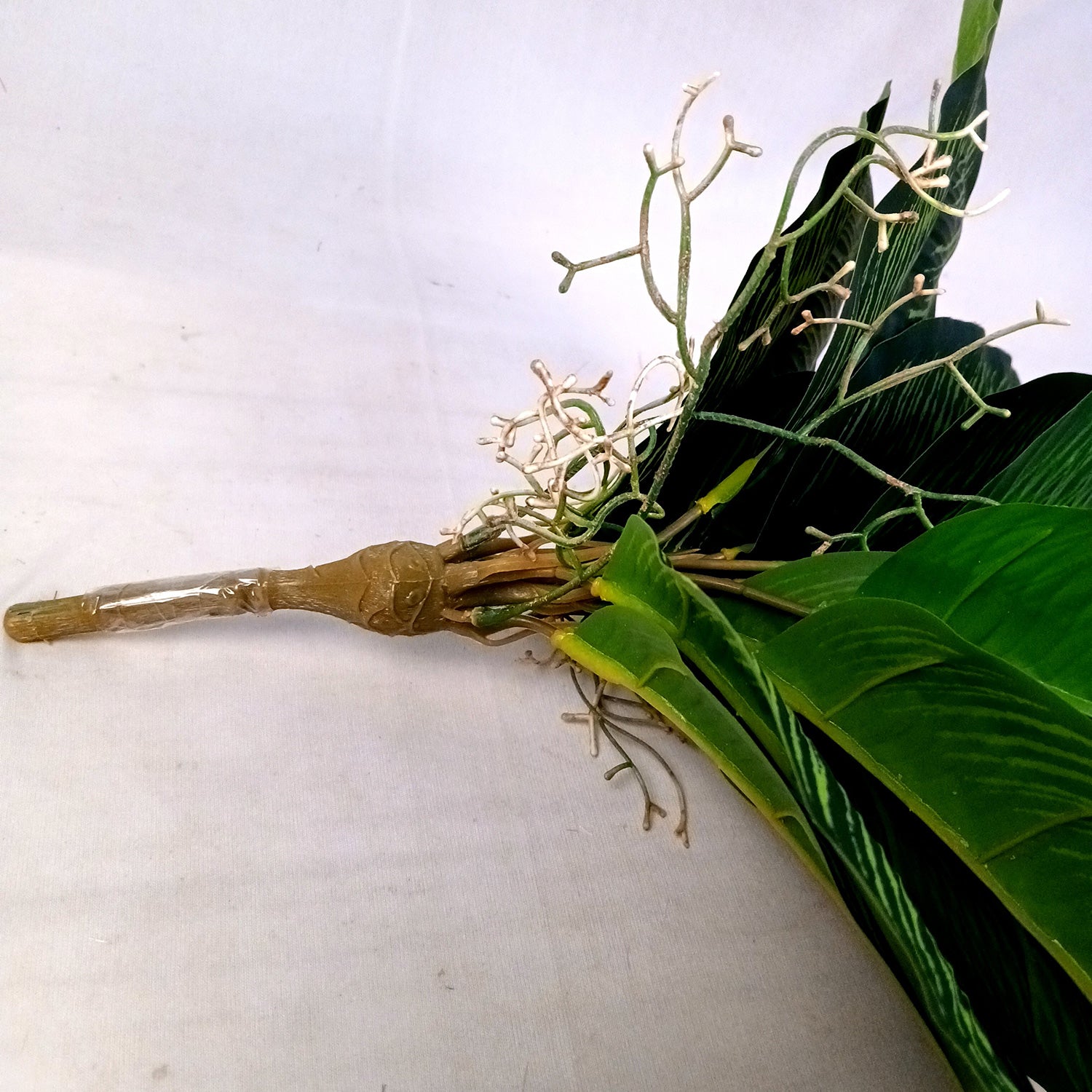 Artificial Plant With Pot | Artificial Money Bonsai Plant - For Vase, Pot, Home, Bedroom, Balcony, Office Corner, Living Room - 17 Inch - Apkamart