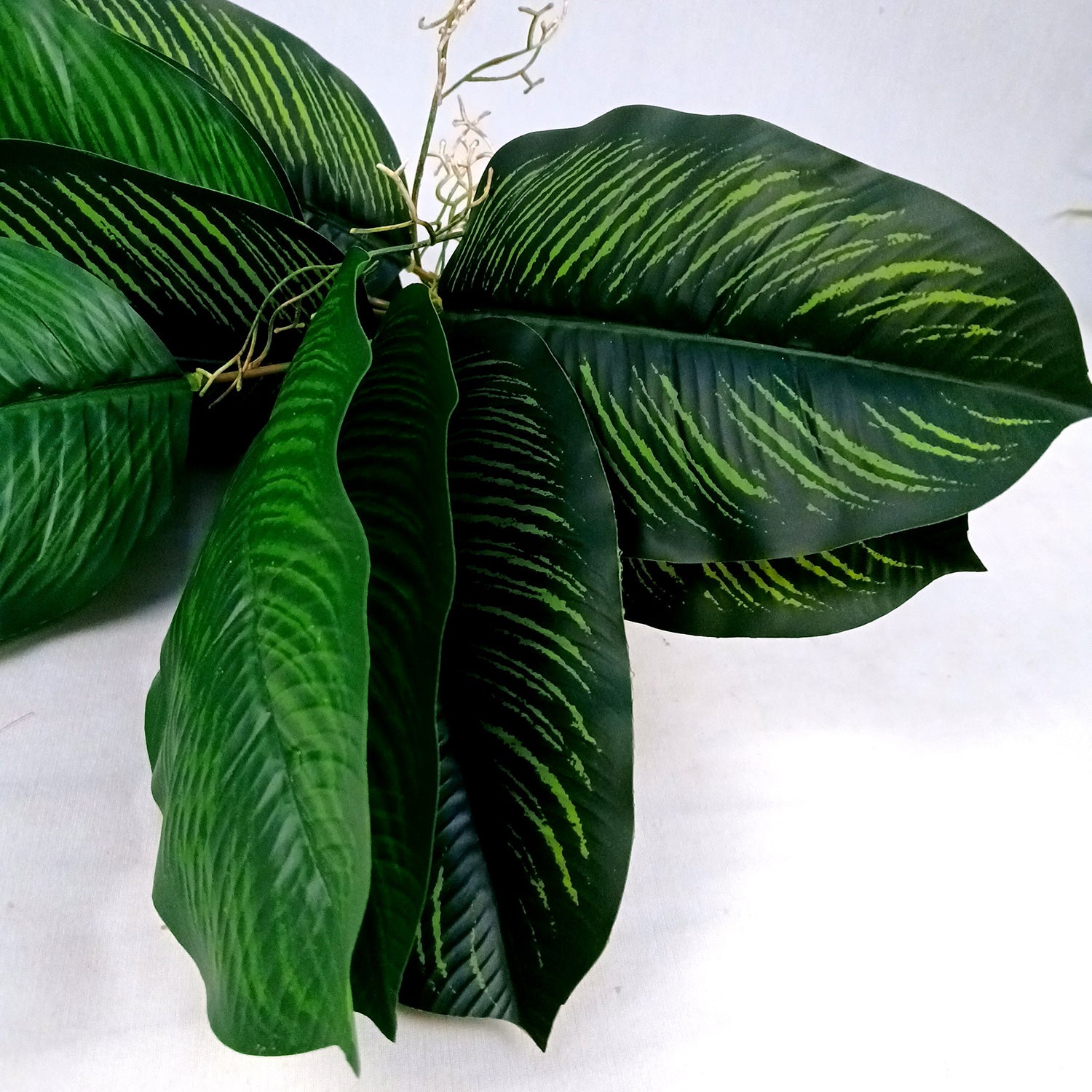 Artificial Plant With Pot | Artificial Money Bonsai Plant - For Vase, Pot, Home, Bedroom, Balcony, Office Corner, Living Room - 17 Inch - Apkamart