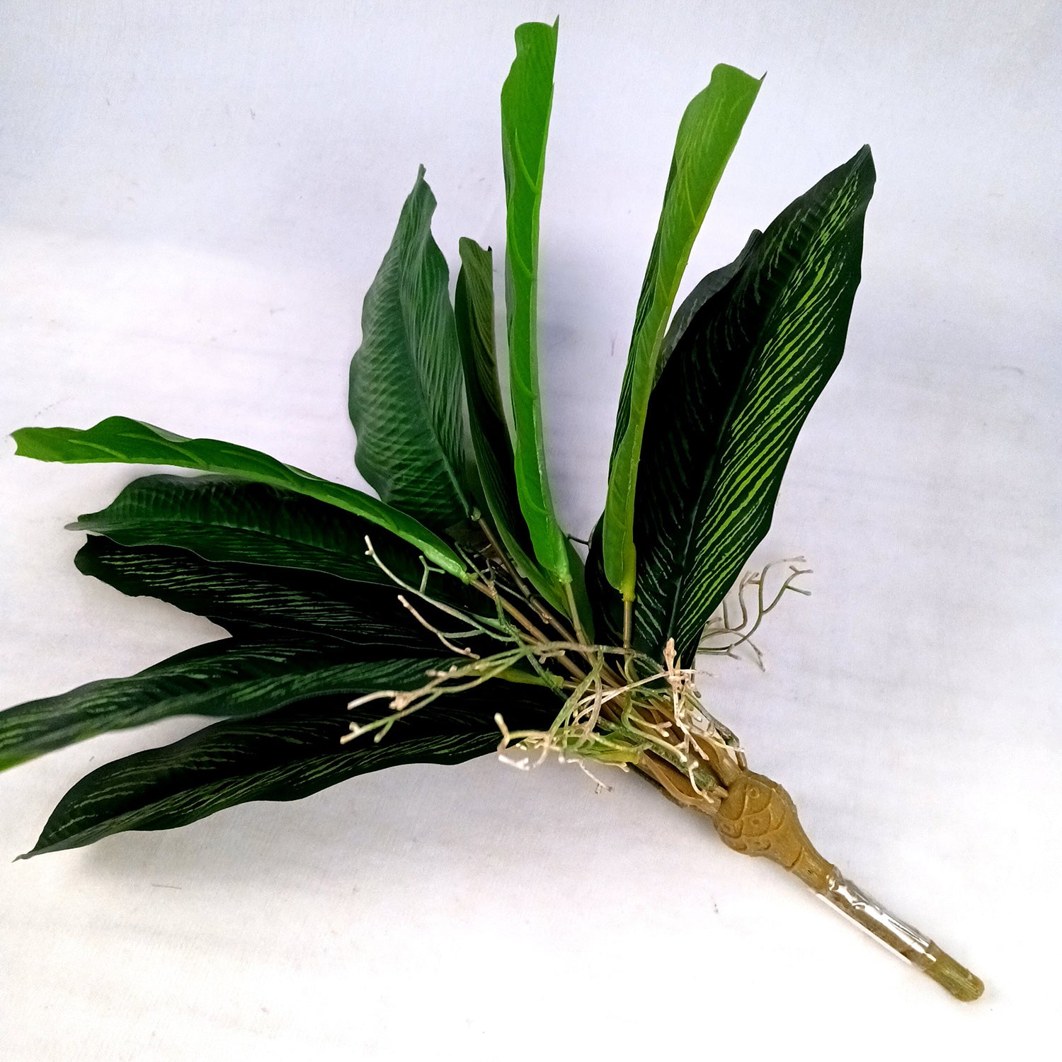 Artificial Plant With Pot | Artificial Money Bonsai Plant - For Vase, Pot, Home, Bedroom, Balcony, Office Corner, Living Room - 17 Inch - Apkamart