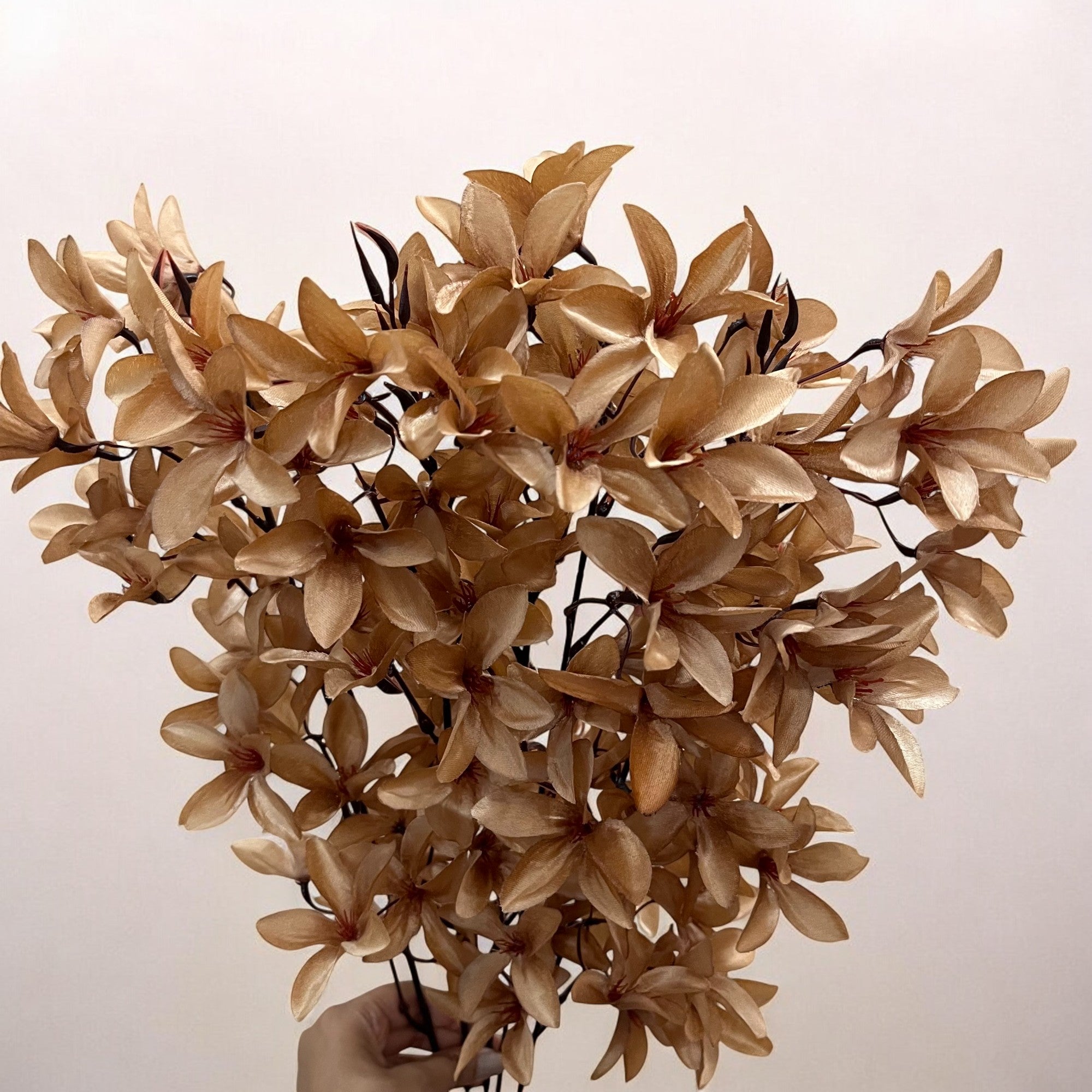 Artificial Flowers | Faux Flowers Bunch - for Home Decor, Living Room, Side Table, Centerpiece - 29 Inch - Apkamart #Colour_Brown