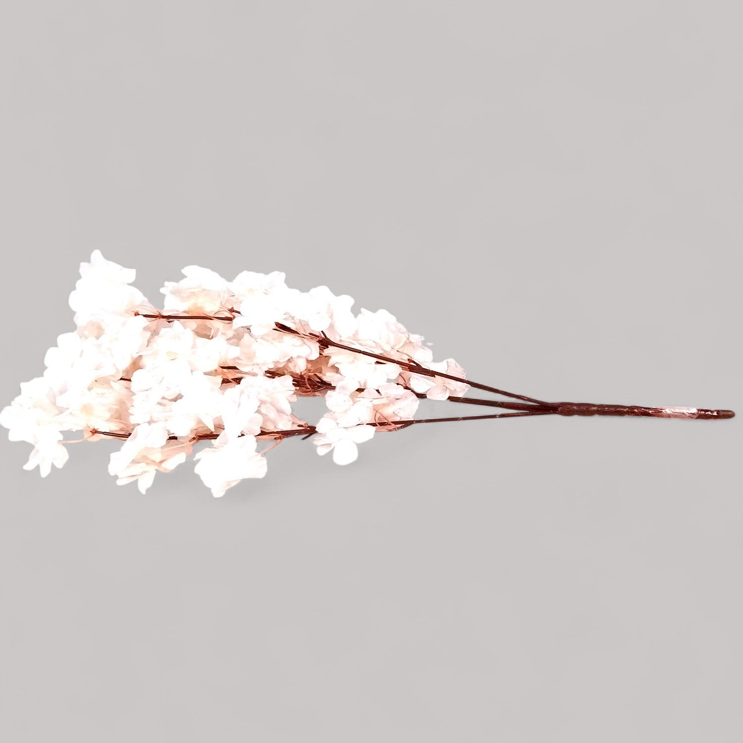 Artificial Flower Bouquets - Cherry Blossom | Faux Flowers Sticks / Bunch - for Table Vase, Home Decor, Living Room, Side Table Centerpiece - 21 Inch - Apkamart #Style_Design 1