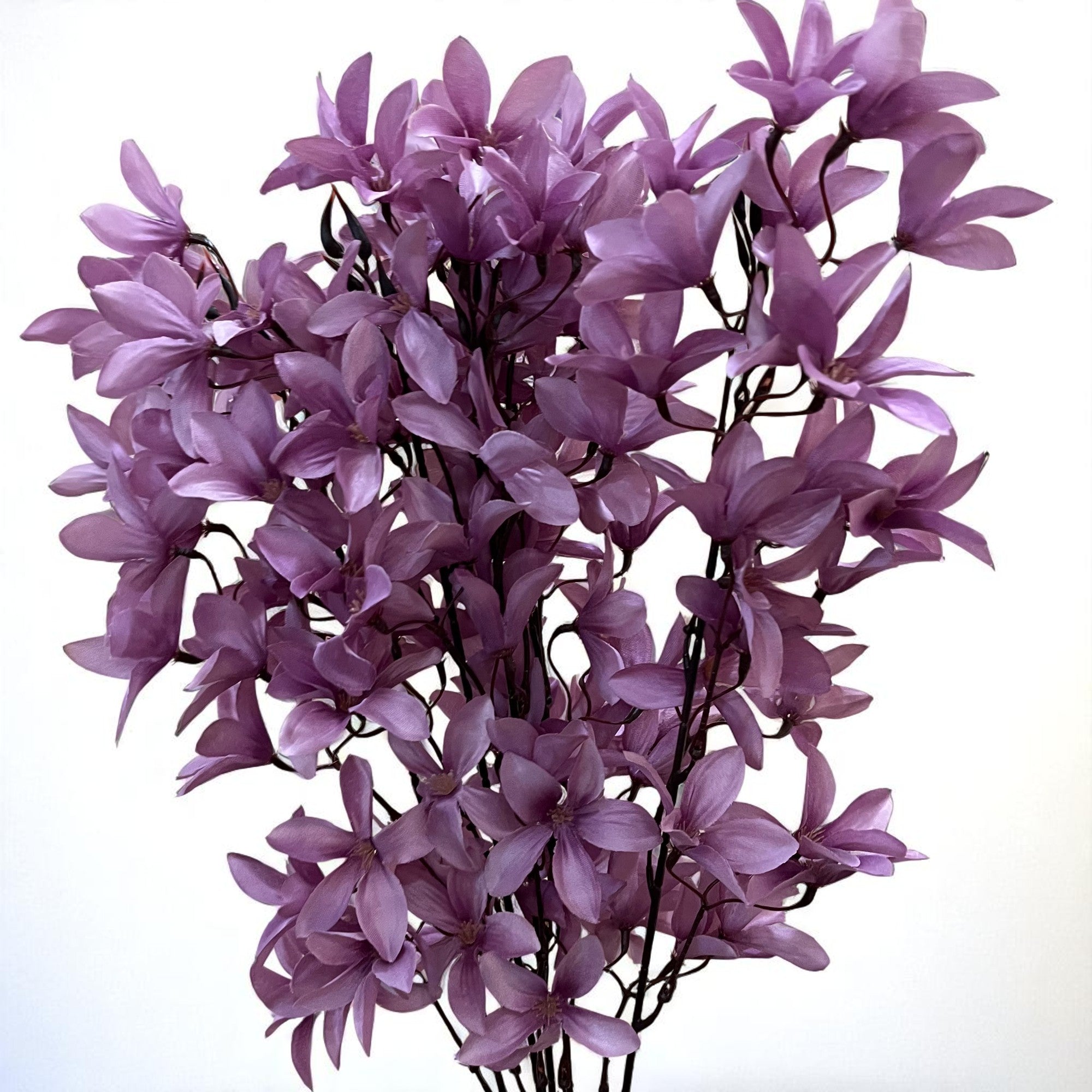 Artificial Flowers | Faux Flowers Bunch - for Home Decor, Living Room, Side Table, Centerpiece - 29 Inch - Apkamart #Colour_Purple