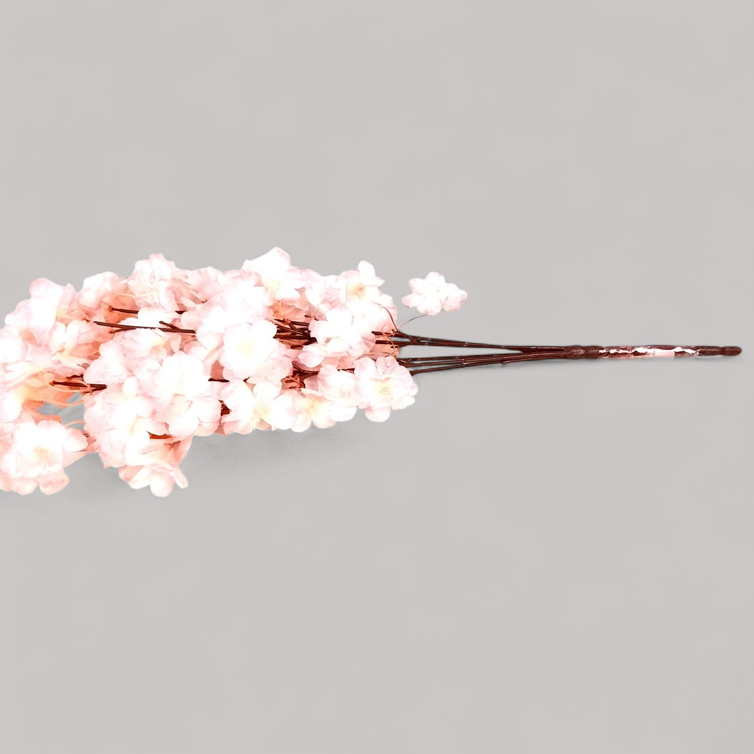 Artificial Flower Cherry Blossom Bouquets | Faux Flowers Bunch - for Table Vase, Pot, Home Decor, Living Room, Side Table Centerpiece - 21 Inch - Apkamart #Style_Design 2