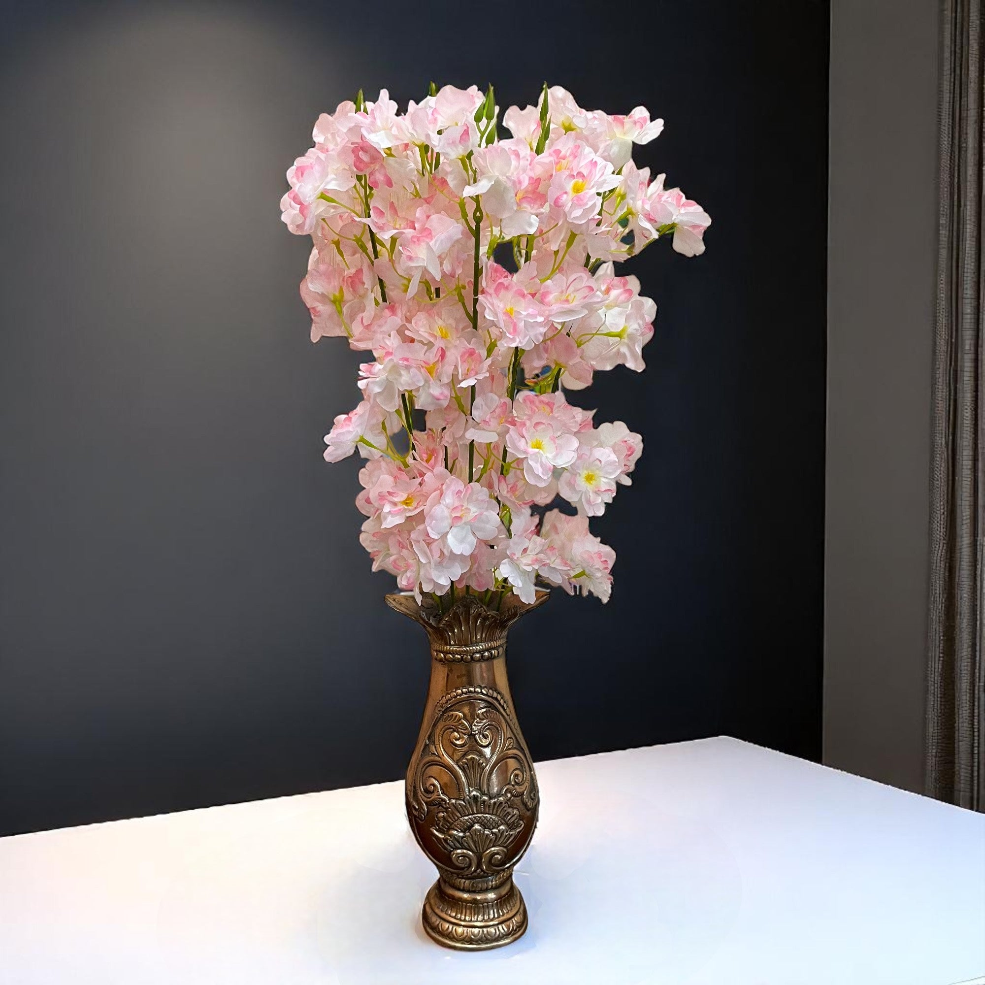 Artificial Flower Orchids Bouquets | Faux Flowers Bunch - for Table Vase, Home Decor, Living Room, Side Table Centerpiece - 26 Inch - Apkamart #Style_Design 3