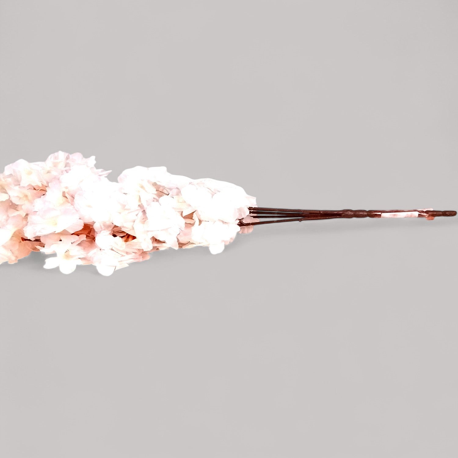 Artificial Flower Cherry Blossom Bouquets | Faux Flowers Bunch - for Table Vase, Pot, Home Decor, Living Room, Side Table Centerpiece - 21 Inch - Apkamart #Style_Design 1