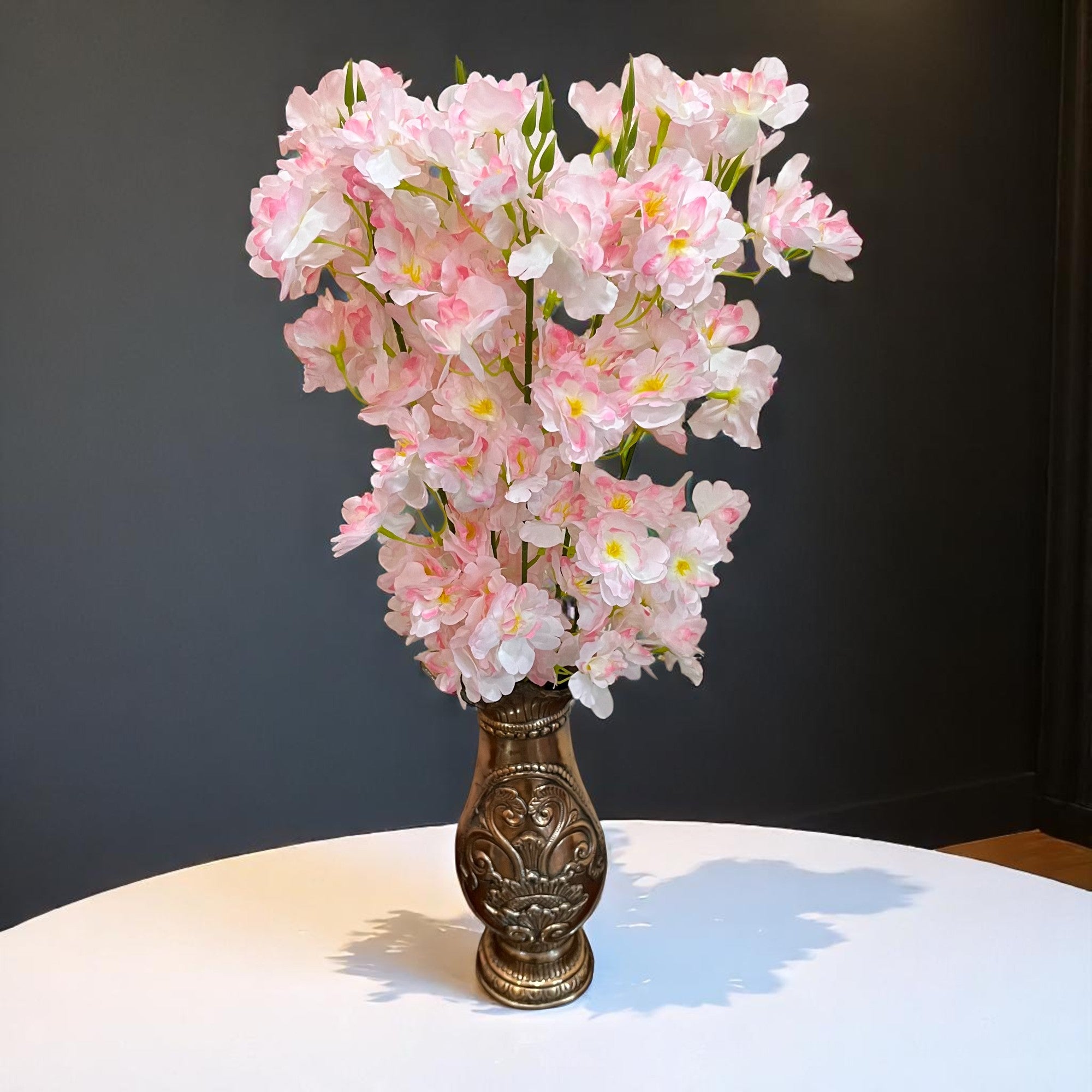 Artificial Flower Orchids Bouquets | Faux Flowers Bunch - for Table Vase, Home Decor, Living Room, Side Table Centerpiece - 26 Inch - Apkamart #Style_Design 3