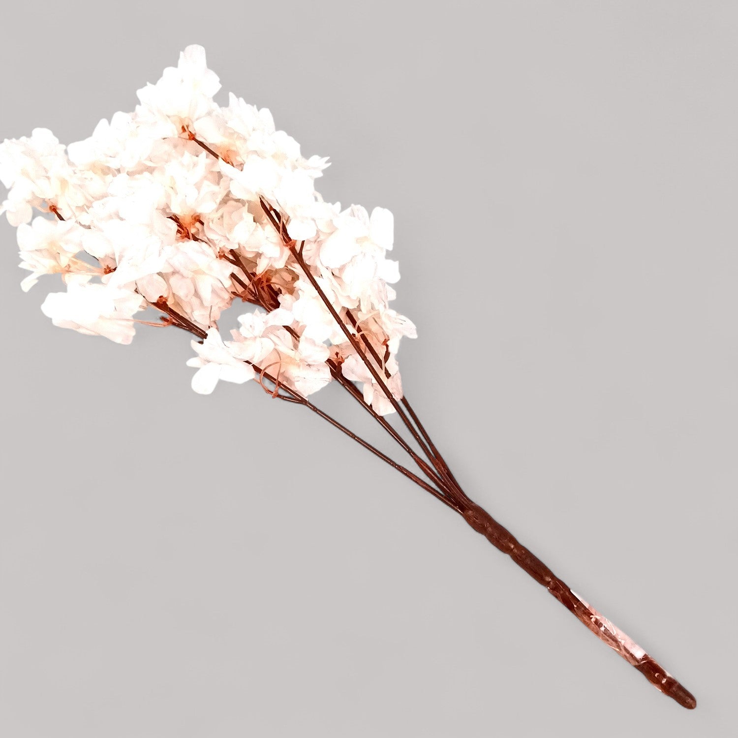 Artificial Flower Bouquets - Cherry Blossom | Faux Flowers Sticks / Bunch - for Table Vase, Home Decor, Living Room, Side Table Centerpiece - 21 Inch - Apkamart #Style_Design 1