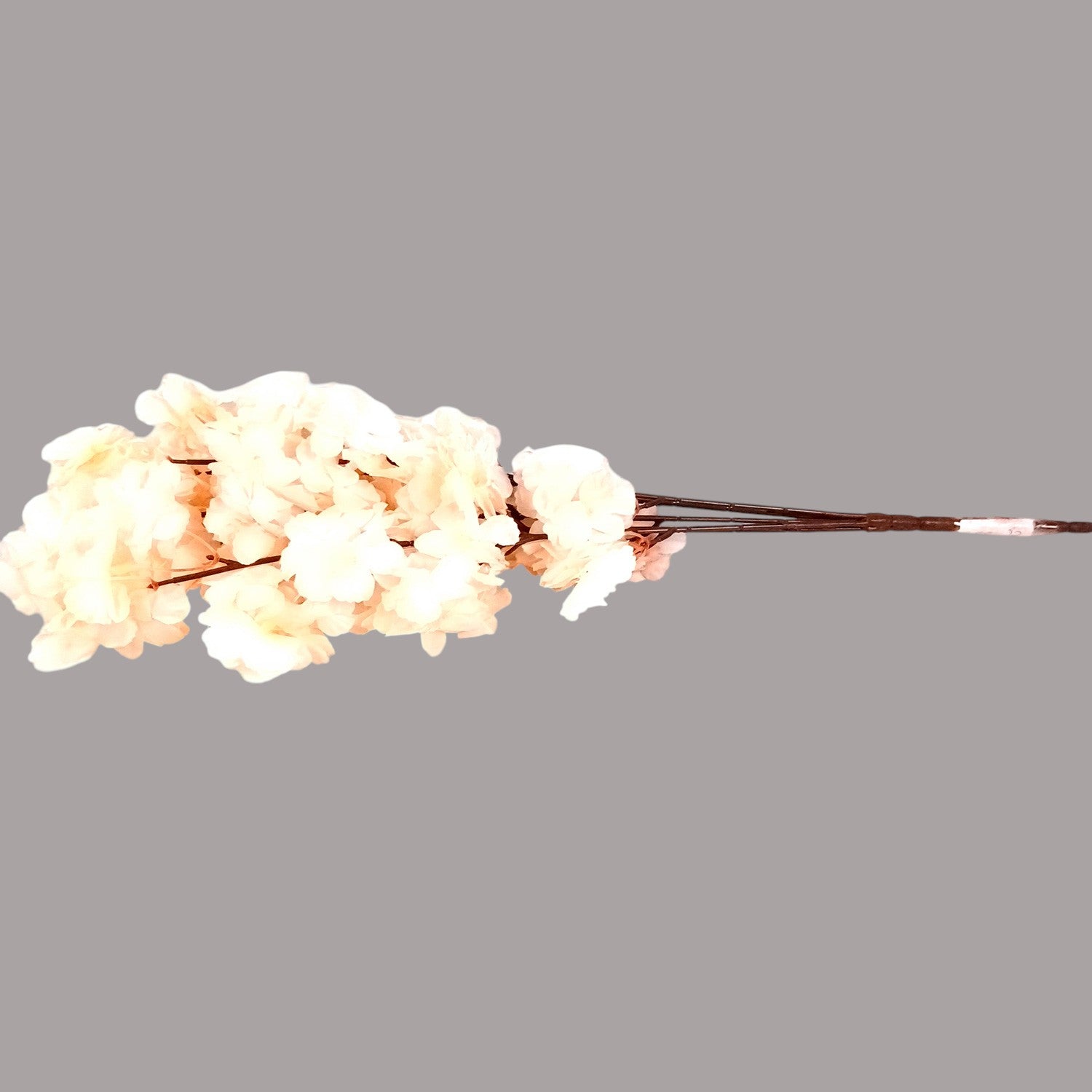 Artificial Flower Bouquets - Cherry Blossom | Faux Flowers Sticks / Bunch - for Table Vase, Home Decor, Living Room, Side Table Centerpiece - 21 Inch - Apkamart #Style_Design 2