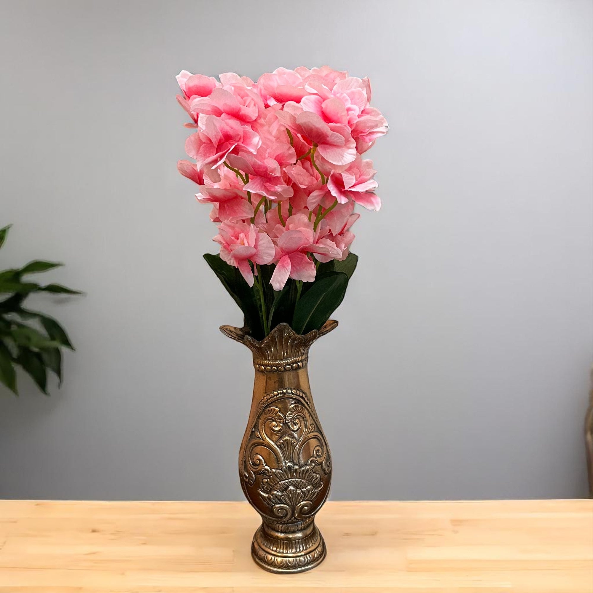 Artificial Orchids Flower Bouquets | Fake Flowers Bunch - For Vase, Pot, Home, Bedroom, Balcony, Office Corner, Living Room - 22 Inch - Apkamart #Colour_Multicolor