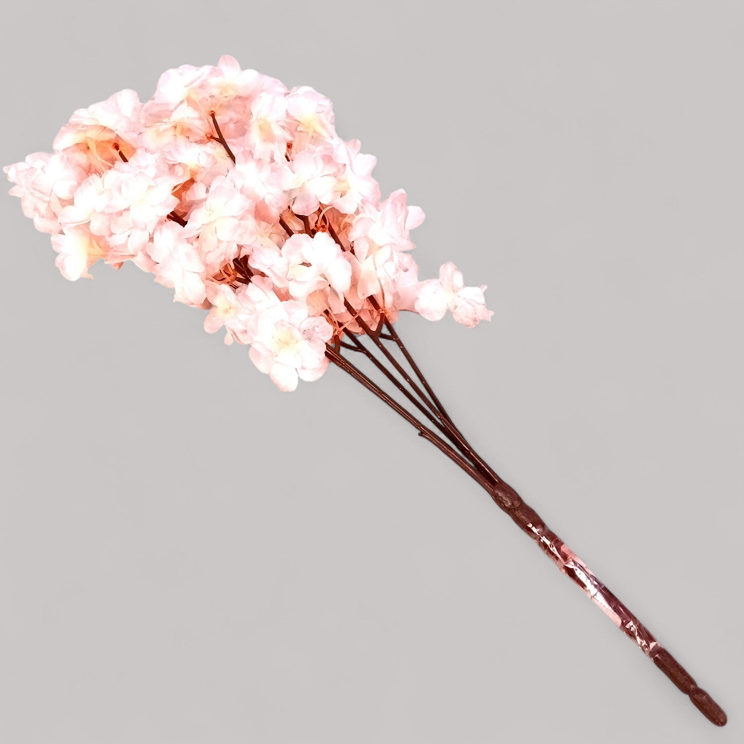 Artificial Flower Cherry Blossom Bouquets | Faux Flowers Bunch - for Table Vase, Pot, Home Decor, Living Room, Side Table Centerpiece - 21 Inch - Apkamart #Style_Design 2