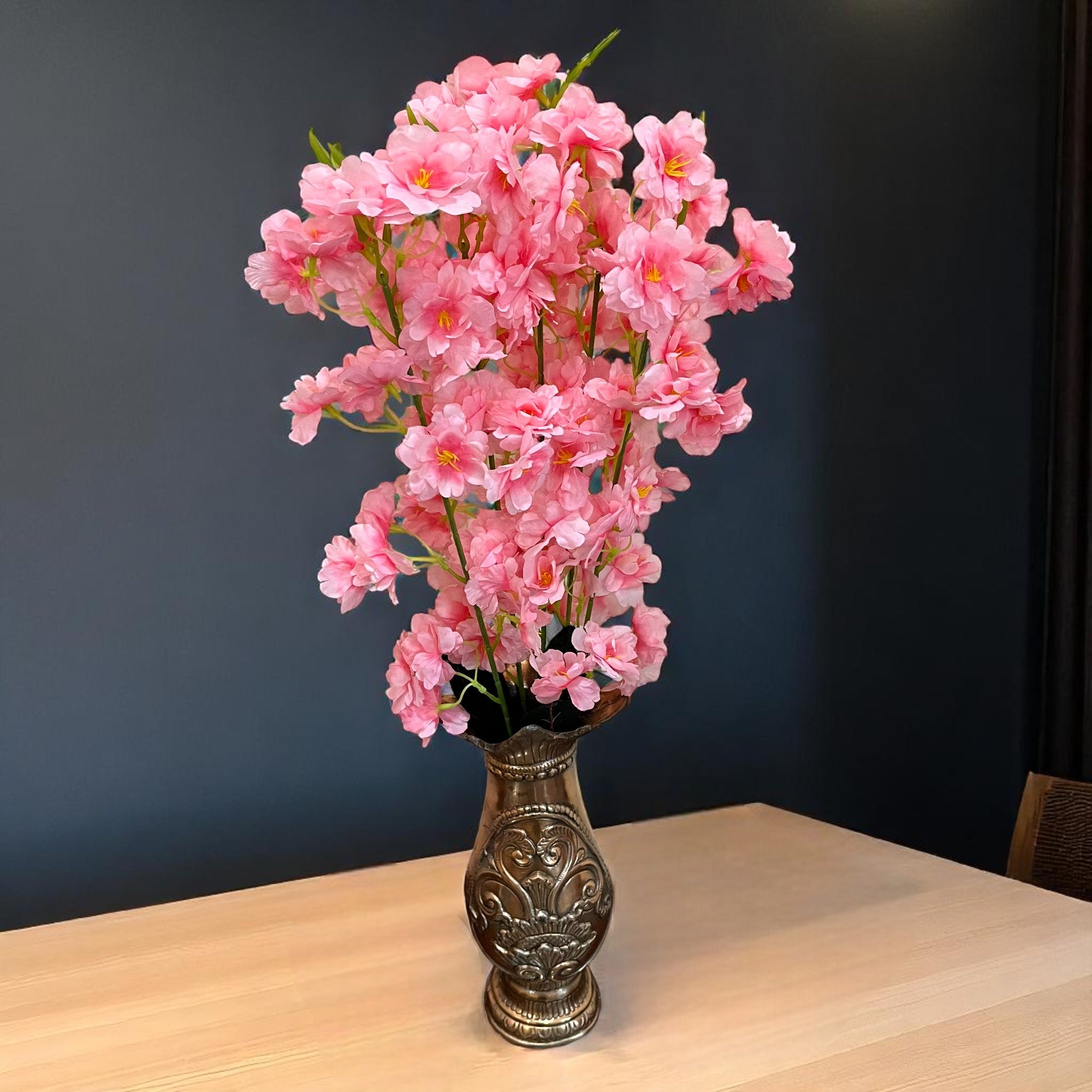 Artificial Flower Orchids Bouquets | Faux Flowers Bunch - for Table Vase, Pot, Home Decor, Living Room, Side Table Centerpiece - 26 Inch - Apkamart #Colour_Pink