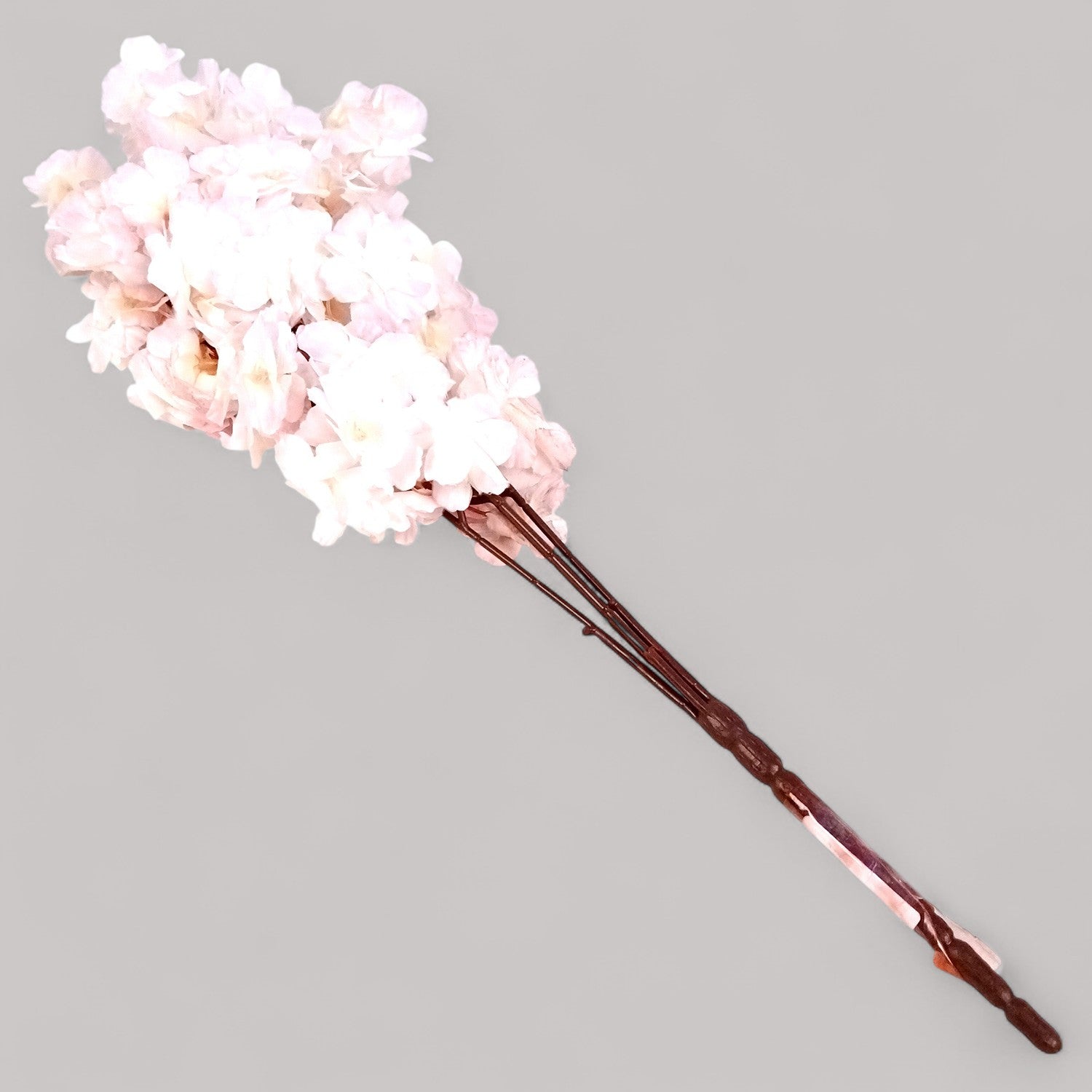 Artificial Flower Cherry Blossom Bouquets | Faux Flowers Bunch - for Table Vase, Pot, Home Decor, Living Room, Side Table Centerpiece - 21 Inch - Apkamart #Style_Design 1