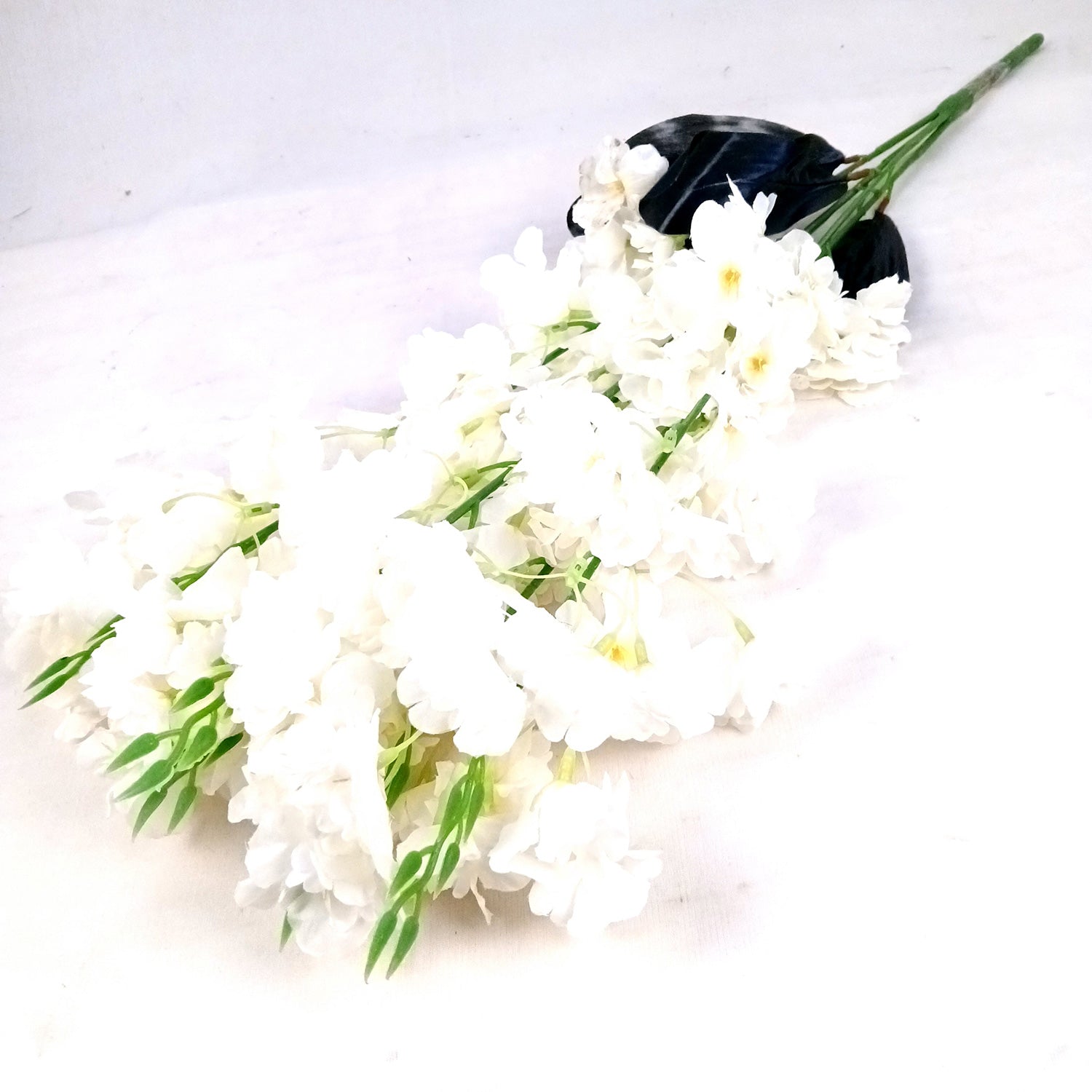 Artificial Flower Orchids Bouquets | Faux Flowers Bunch - for Table Vase, Home Decor, Living Room, Side Table Centerpiece - 26 Inch - Apkamart #Style_Design 2