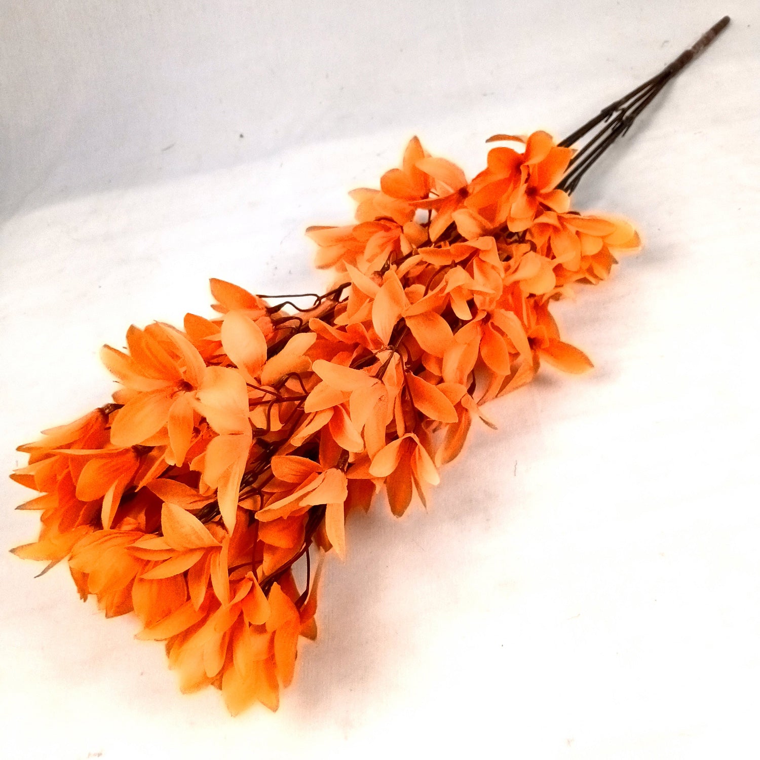 Artificial Flowers | Faux Flowers Bunch - for Home Decor, Living Room, Side Table, Centerpiece - 29 Inch - Apkamart #Colour_Orange