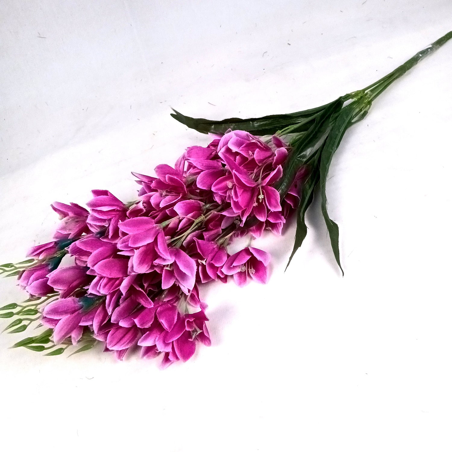 Artificial Flowers Gladiolus Bunches for Vase Pot | Faux Flowers Stem - for Home Decor Living Room Side Table Centerpiece - 26 Inch - Apkamart #Colour_Purple