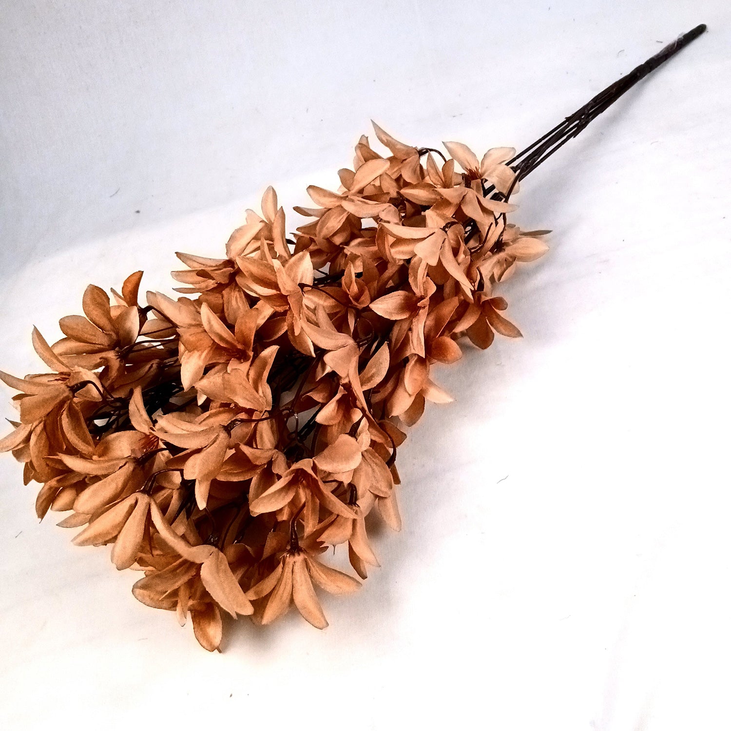 Artificial Flowers | Faux Flowers Bunch - for Home Decor, Living Room, Side Table, Centerpiece - 29 Inch - Apkamart #Colour_Brown