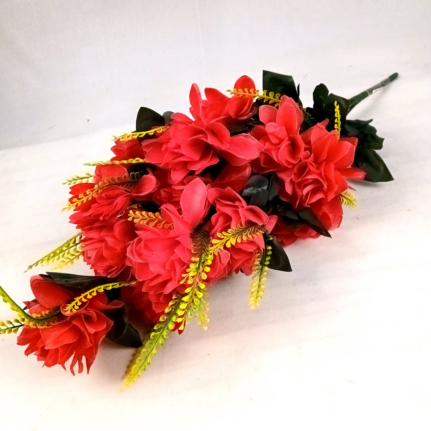 Artificial Flowers Bunches for Vase Pot | Faux Flowers Sticks - for Home Decor Living Room Side Table Centerpiece - 27 Inch - Apkamart #Colour_Pink