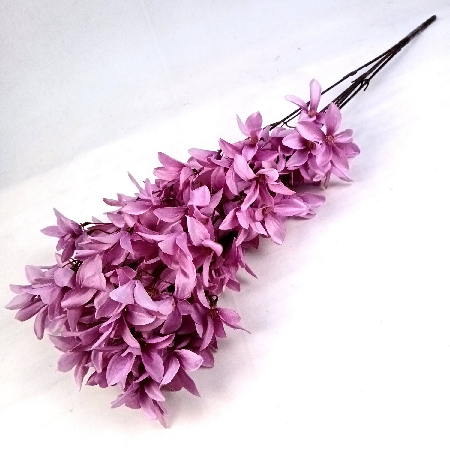 Artificial Flowers | Faux Flowers Bunch - for Home Decor, Living Room, Side Table, Centerpiece - 29 Inch - Apkamart #Colour_Purple