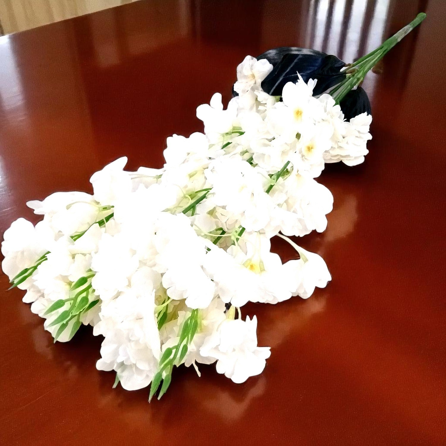 Artificial Flower Orchids Bouquets | Faux Flowers Bunch - for Table Vase, Home Decor, Living Room, Side Table Centerpiece - 26 Inch - Apkamart #Style_Design 2