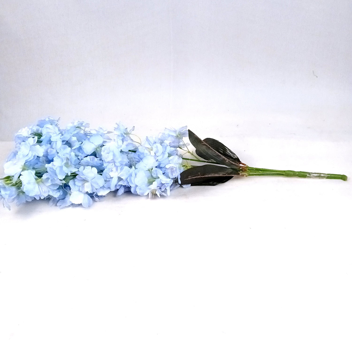 Artificial Flower Orchids Bouquets | Faux Flowers Bunch - for Table Vase, Pot, Home Decor, Living Room, Side Table Centerpiece - 26 Inch - Apkamart #Colour_Blue