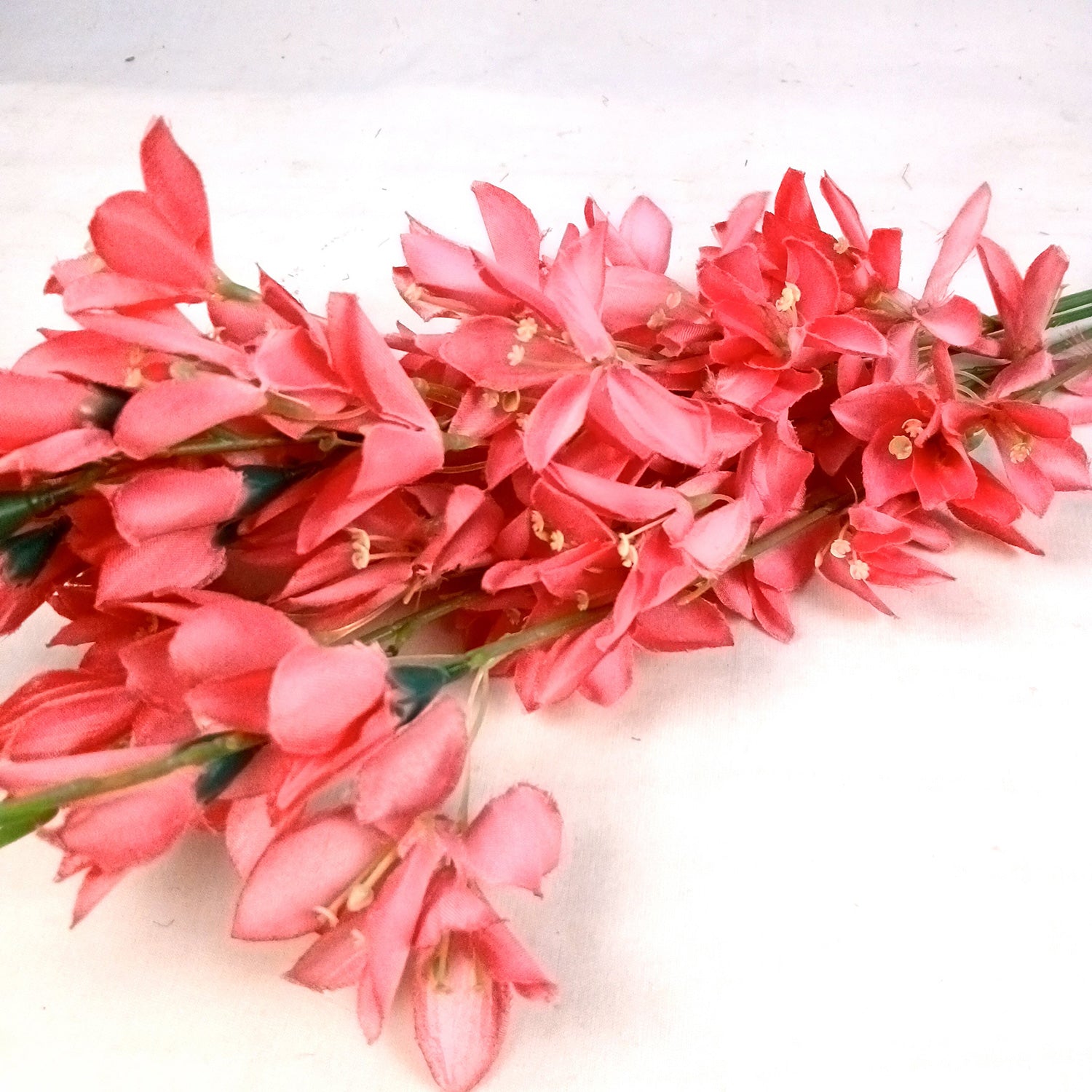 Artificial Flowers Gladiolus Bunches for Vase Pot | Faux Flowers Stem - for Home Decor Living Room Side Table - 26 Inch - Apkamart #Colour_Pink