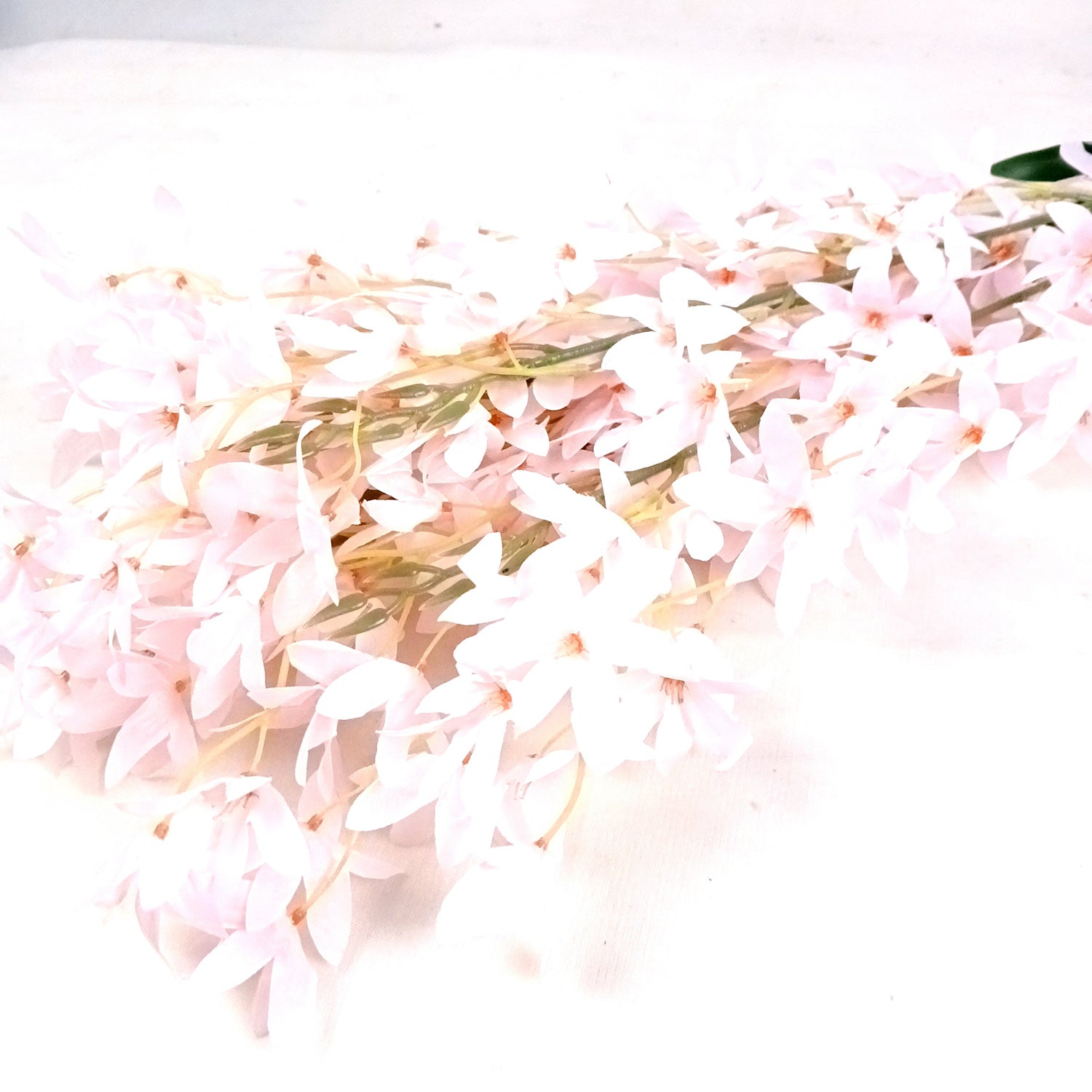 Artificial Orchids Flower Bouquets | Fake Flowers Bunch - For Vase, Pot, Home, Bedroom, Balcony, Office Corner, Living Room - 28 Inch - Apkamart #Colour_Pink