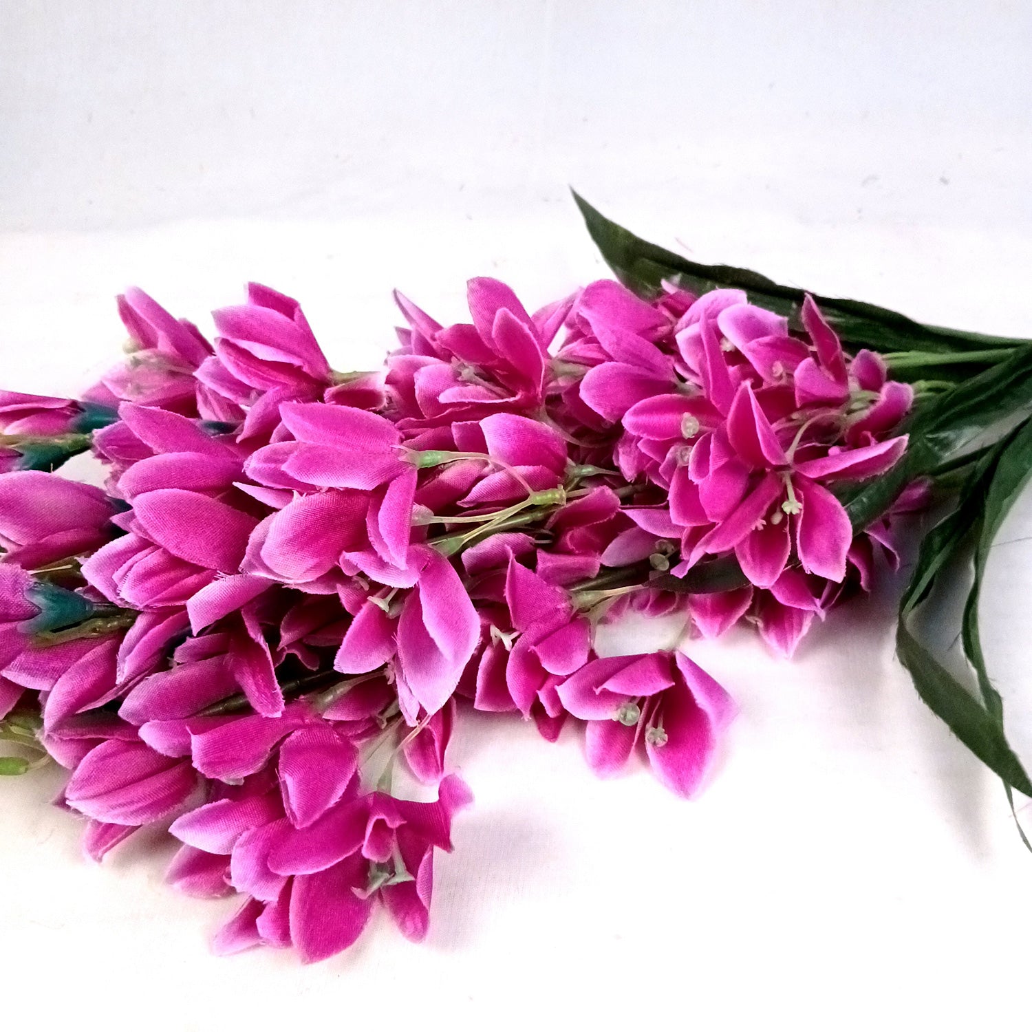 Artificial Flowers Gladiolus Bunches for Vase Pot | Faux Flowers Stem - for Home Decor Living Room Side Table Centerpiece - 26 Inch - Apkamart #Colour_Purple