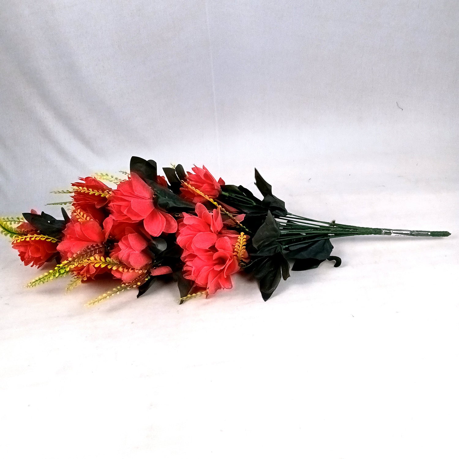 Artificial Flowers Bunches for Vase Pot | Faux Flowers Sticks - for Home Decor Living Room Side Table Centerpiece - 27 Inch - Apkamart #Colour_Pink