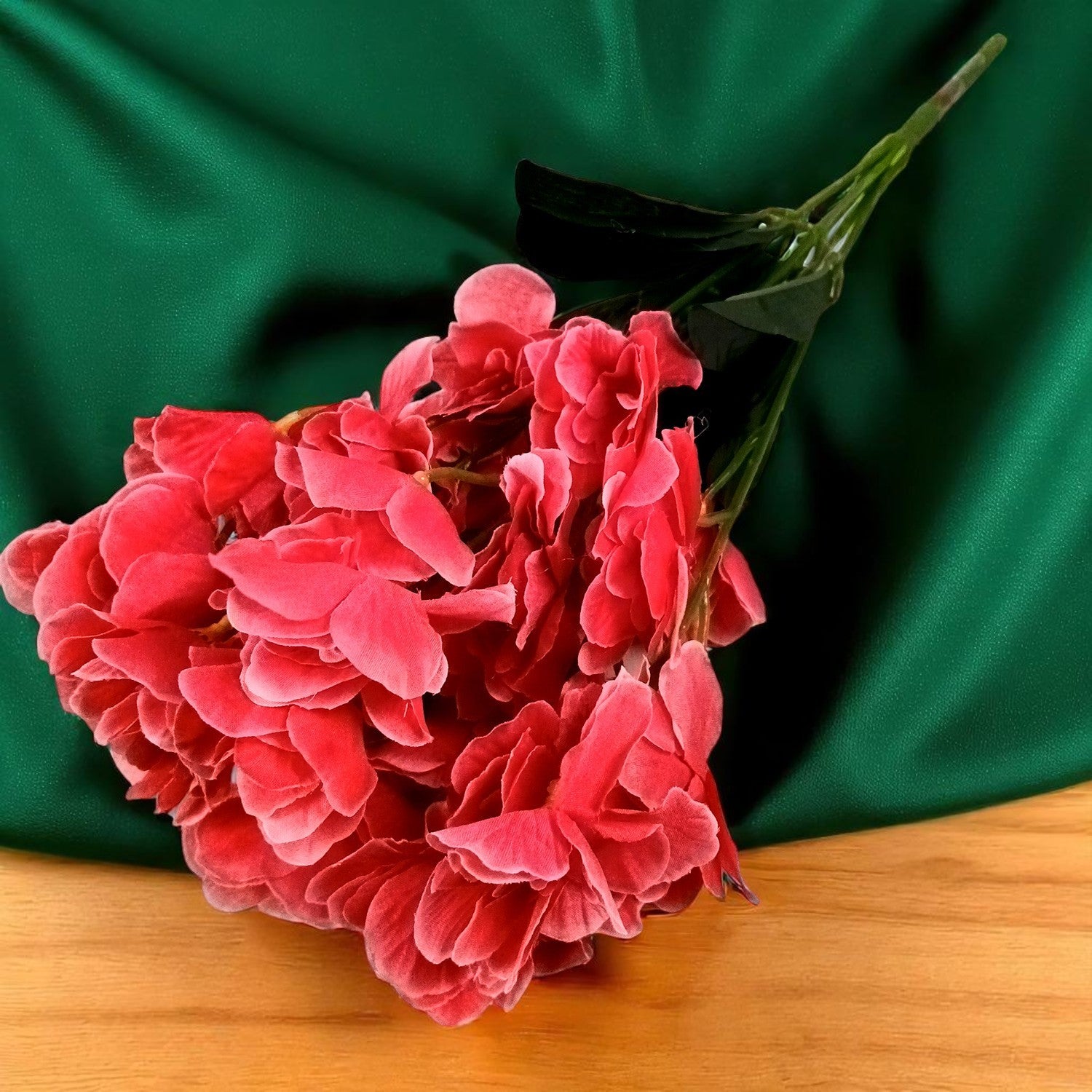 Artificial Orchids Flower Bouquets | Fake Flowers Bunch - For Vase, Pot, Home, Bedroom, Balcony, Office Corner, Living Room - 22 Inch - Apkamart #Colour_Pink