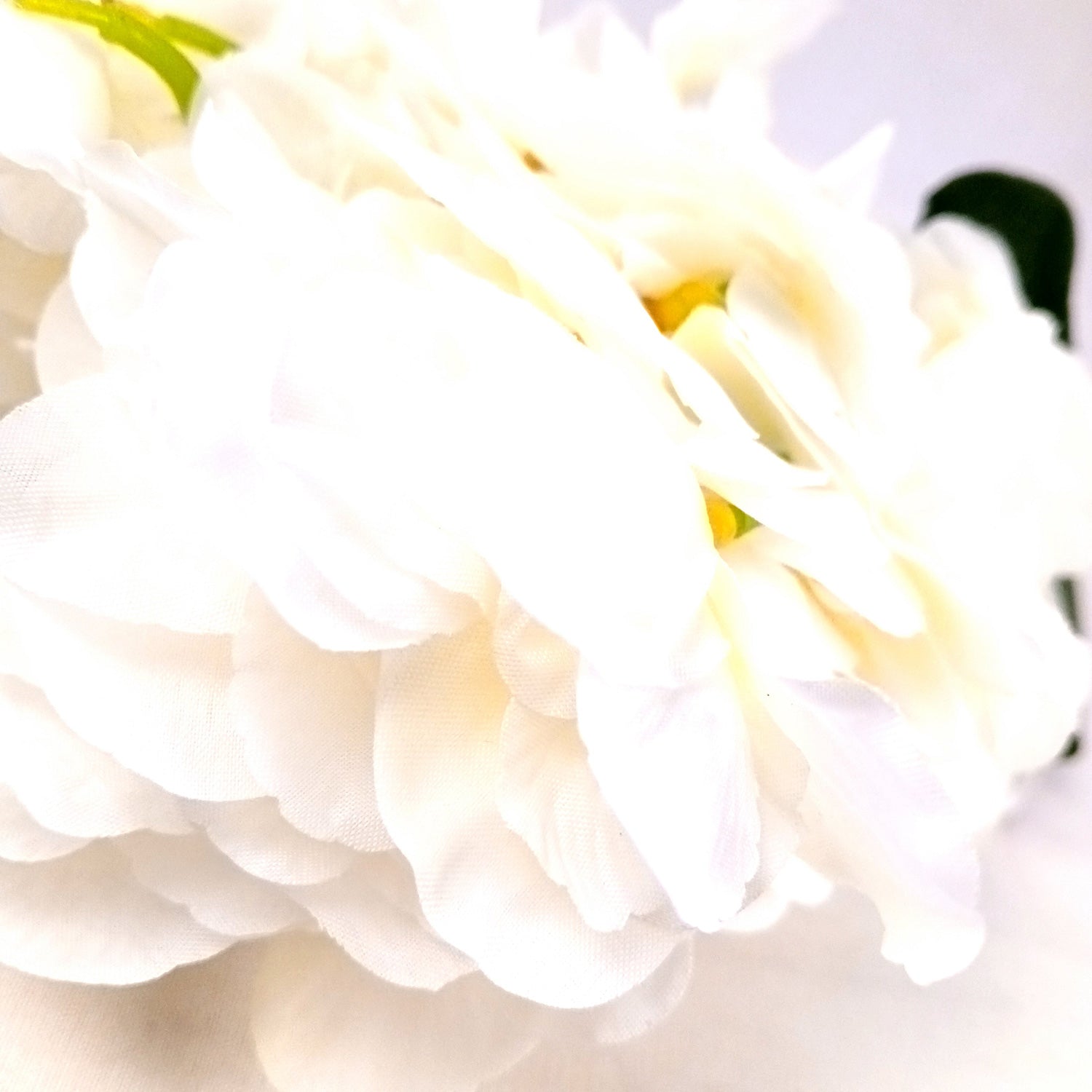 Artificial Orchids Flower Bouquets | Fake Flowers Bunch - For Vase, Pot, Home, Bedroom, Balcony, Office Corner, Living Room - 22 Inch - Apkamart #Colour_White