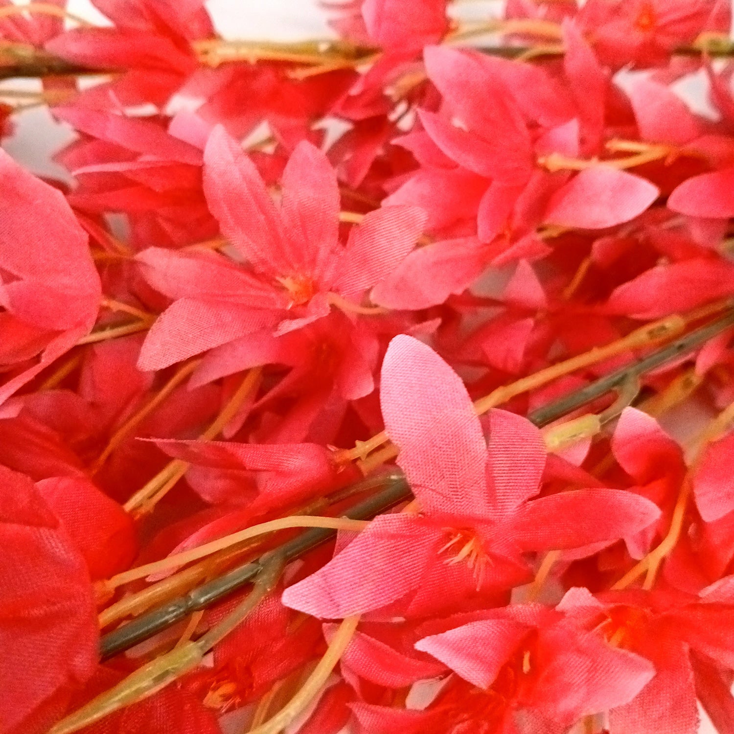 Artificial Orchids Flower Bouquets | Fake Flowers Bunch - For Vase, Pot, Home, Bedroom, Balcony, Office Corner, Living Room - 28 Inch - Apkamart #Colour_Pink