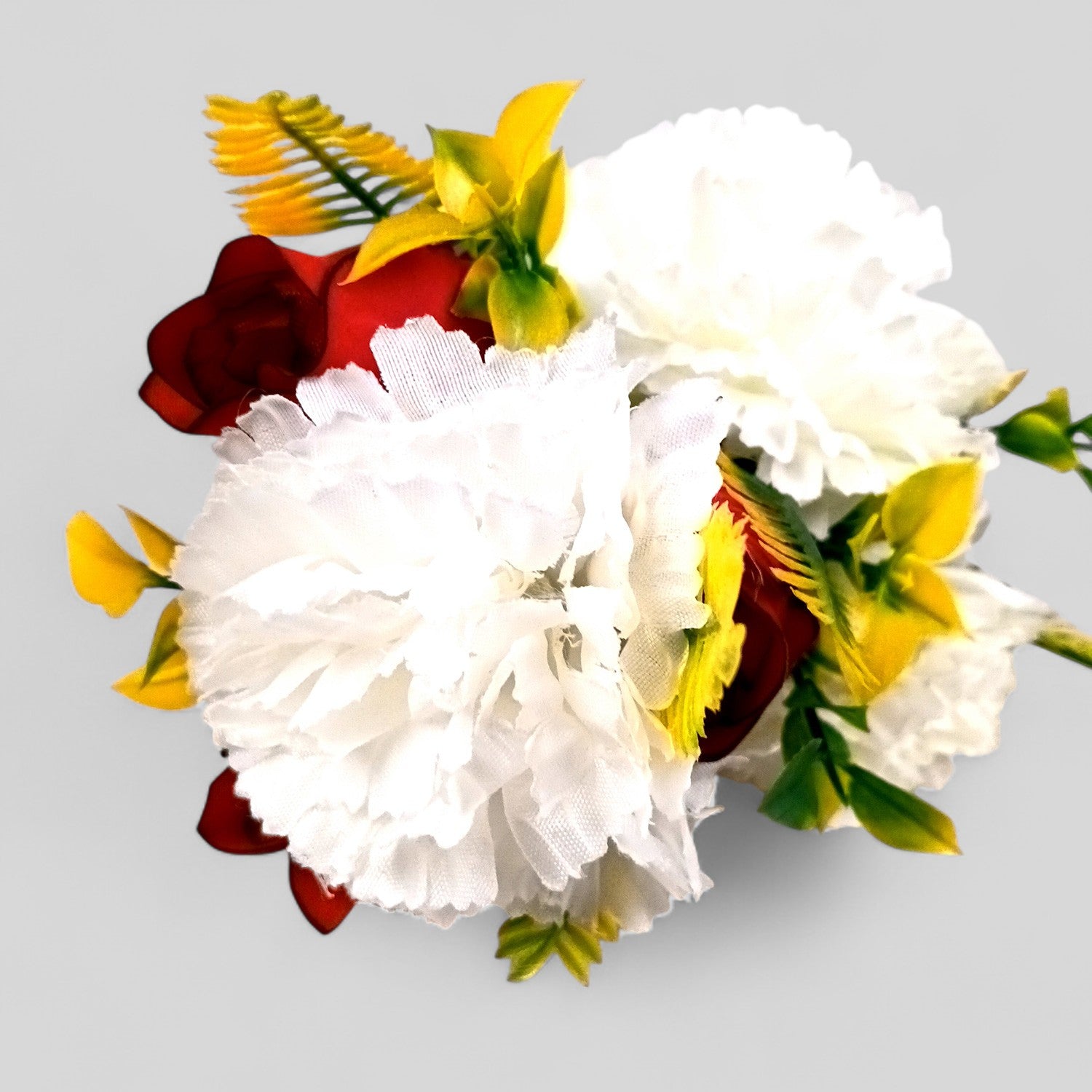 Artificial Flowers Bunches for Vase Pot | Faux Flowers Stem - for Home Decor, Living Room, Office & Festivals Decoration (Vase Not Included) - 13 Inch - Apkamart