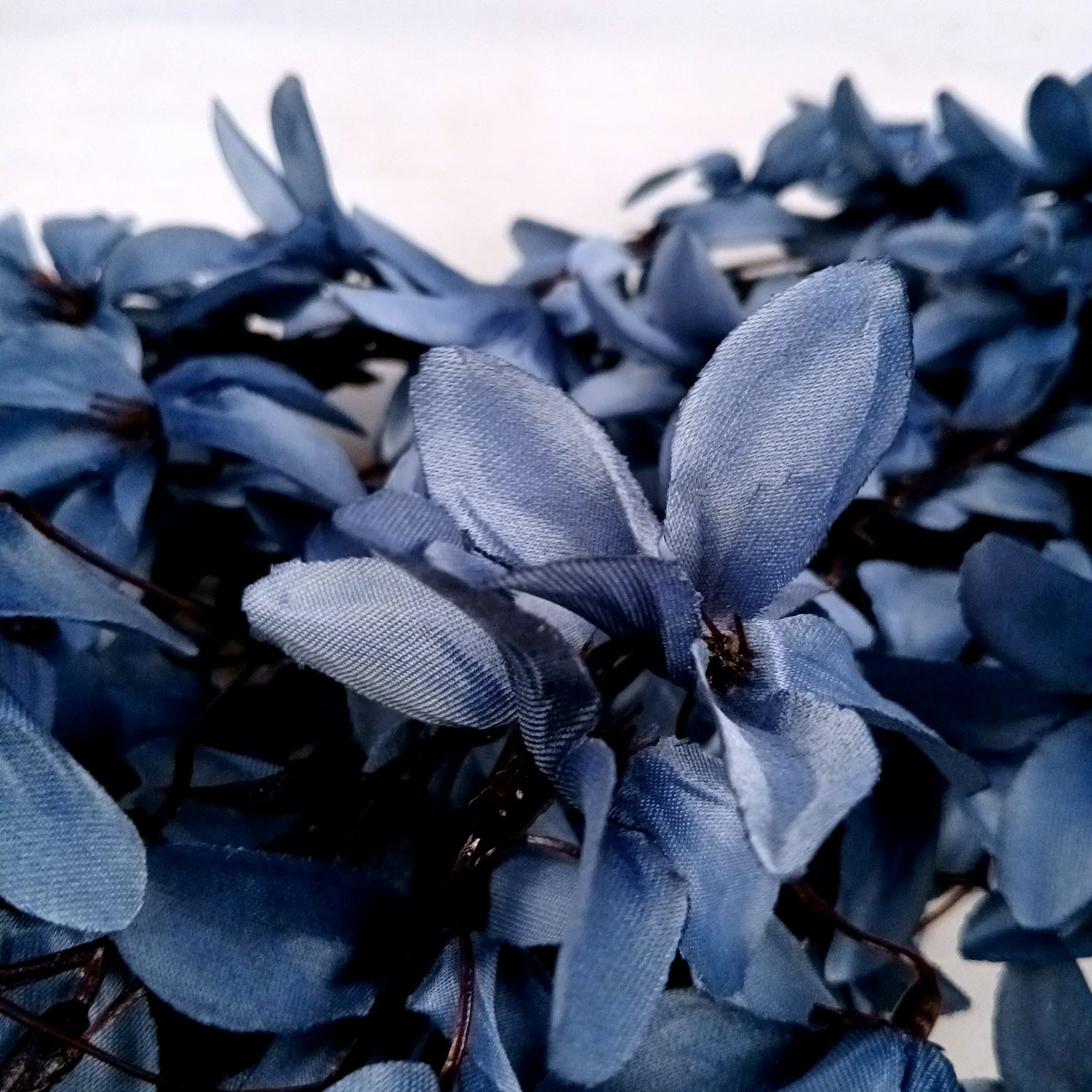 Artificial Flowers | Faux Flowers Bunch - for Home Decor, Living Room, Side Table, Centerpiece - 29 Inch - Apkamart #Colour_Blue