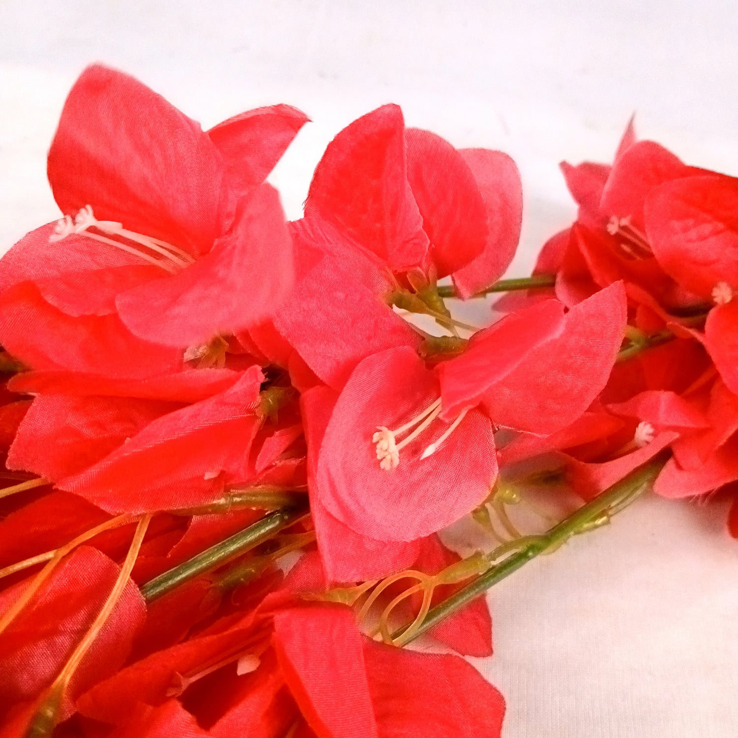 Artificial Flower Bouquet | Fake Orchids Flowers Bunch - For Vase, Pot, Home, Bedroom, Balcony, Office Corner - 26 Inch - Apkamart #Colour_Pink