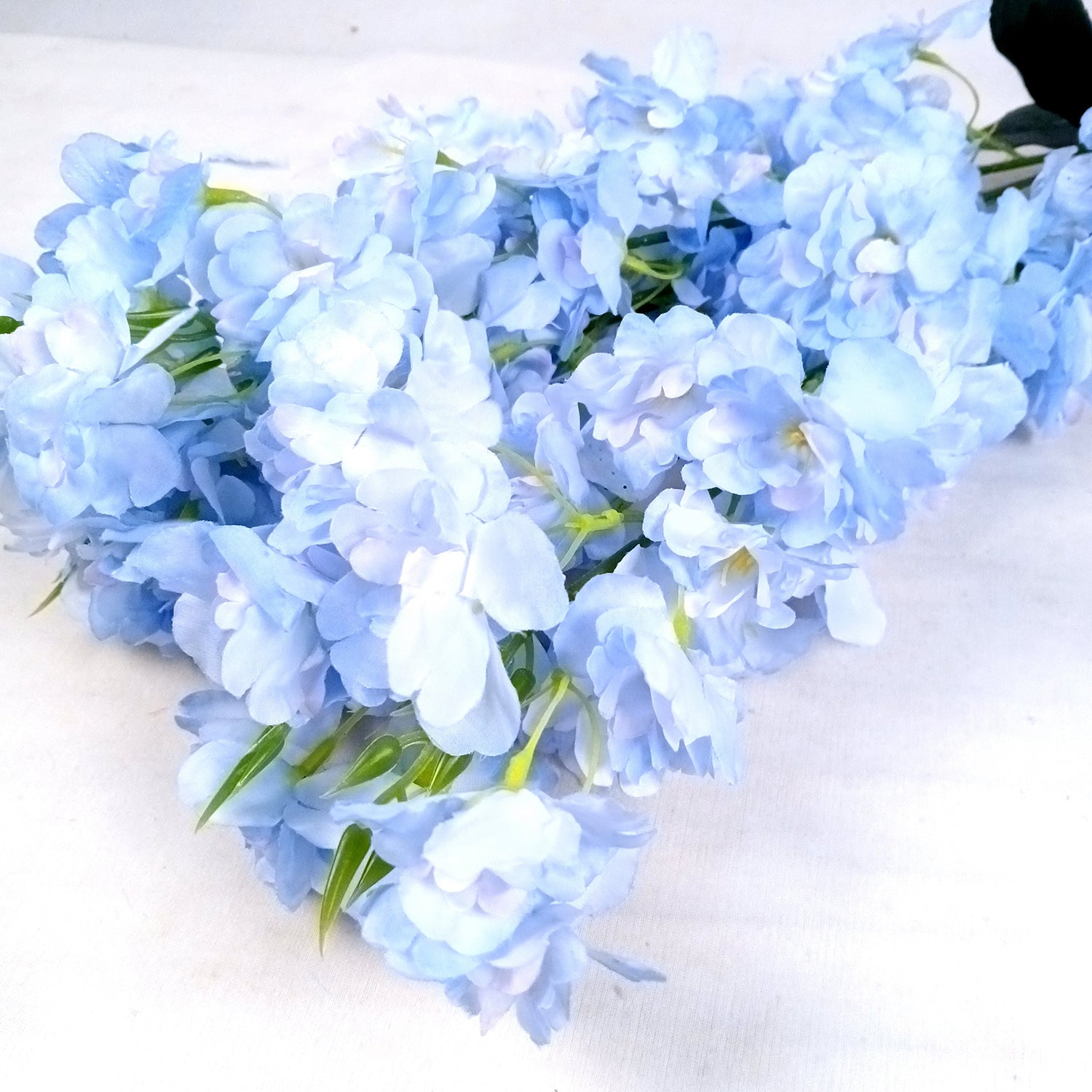 Artificial Flower Orchids Bouquets | Faux Flowers Bunch - for Table Vase, Pot, Home Decor, Living Room, Side Table Centerpiece - 26 Inch - Apkamart #Colour_Blue