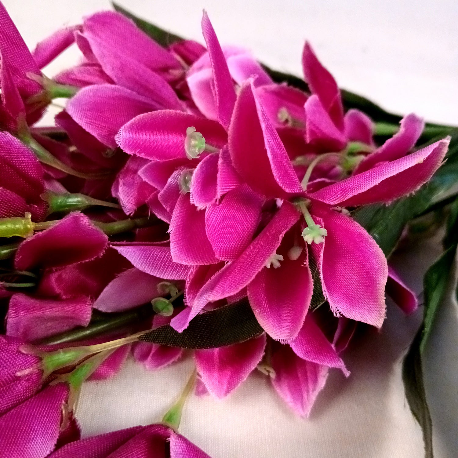 Artificial Flowers Gladiolus Bunches for Vase Pot | Faux Flowers Stem - for Home Decor Living Room Side Table Centerpiece - 26 Inch - Apkamart #Colour_Purple