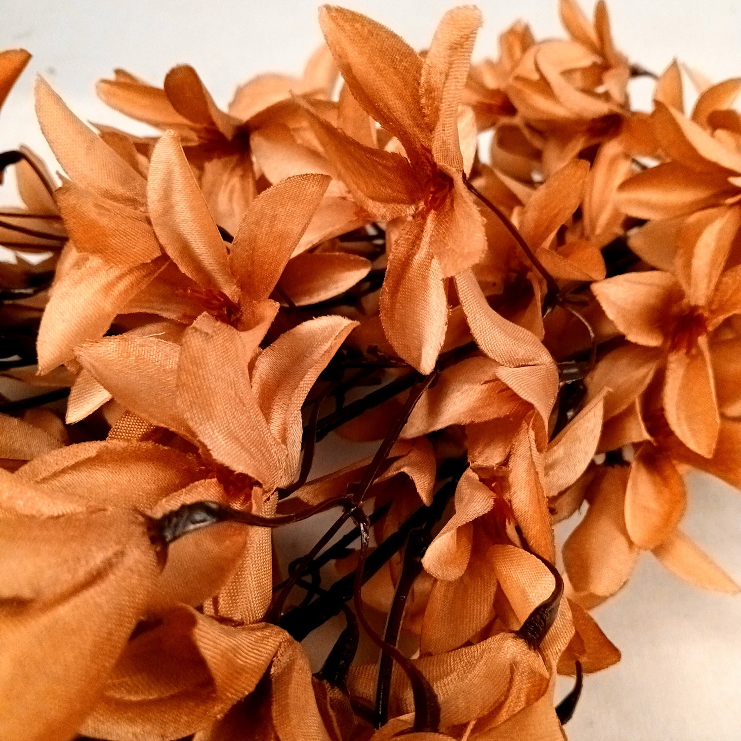 Artificial Flowers | Faux Flowers Bunch - for Home Decor, Living Room, Side Table, Centerpiece - 29 Inch - Apkamart #Colour_Brown