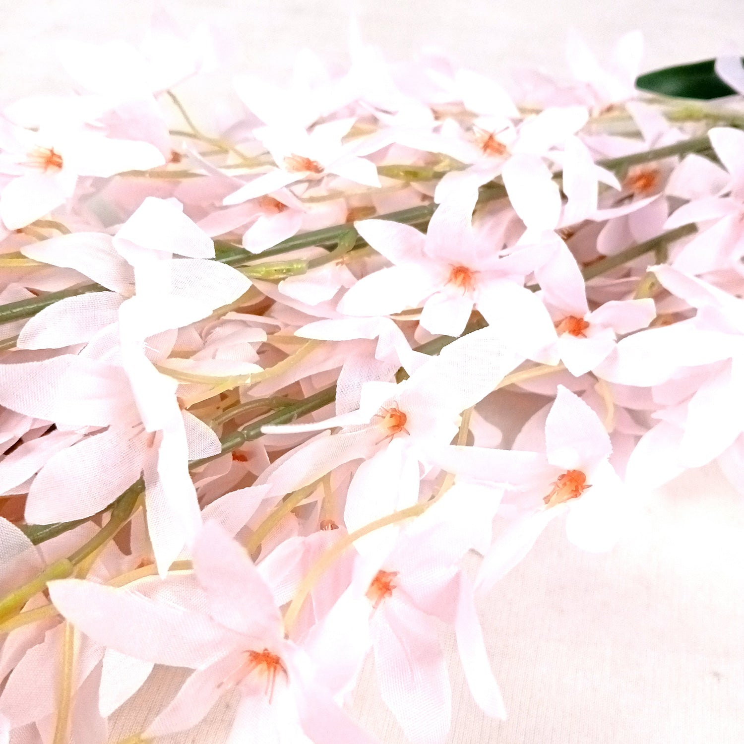 Artificial Orchids Flower Bouquets | Fake Flowers Bunch - For Vase, Pot, Home, Bedroom, Balcony, Office Corner, Living Room - 28 Inch - Apkamart #Colour_Pink