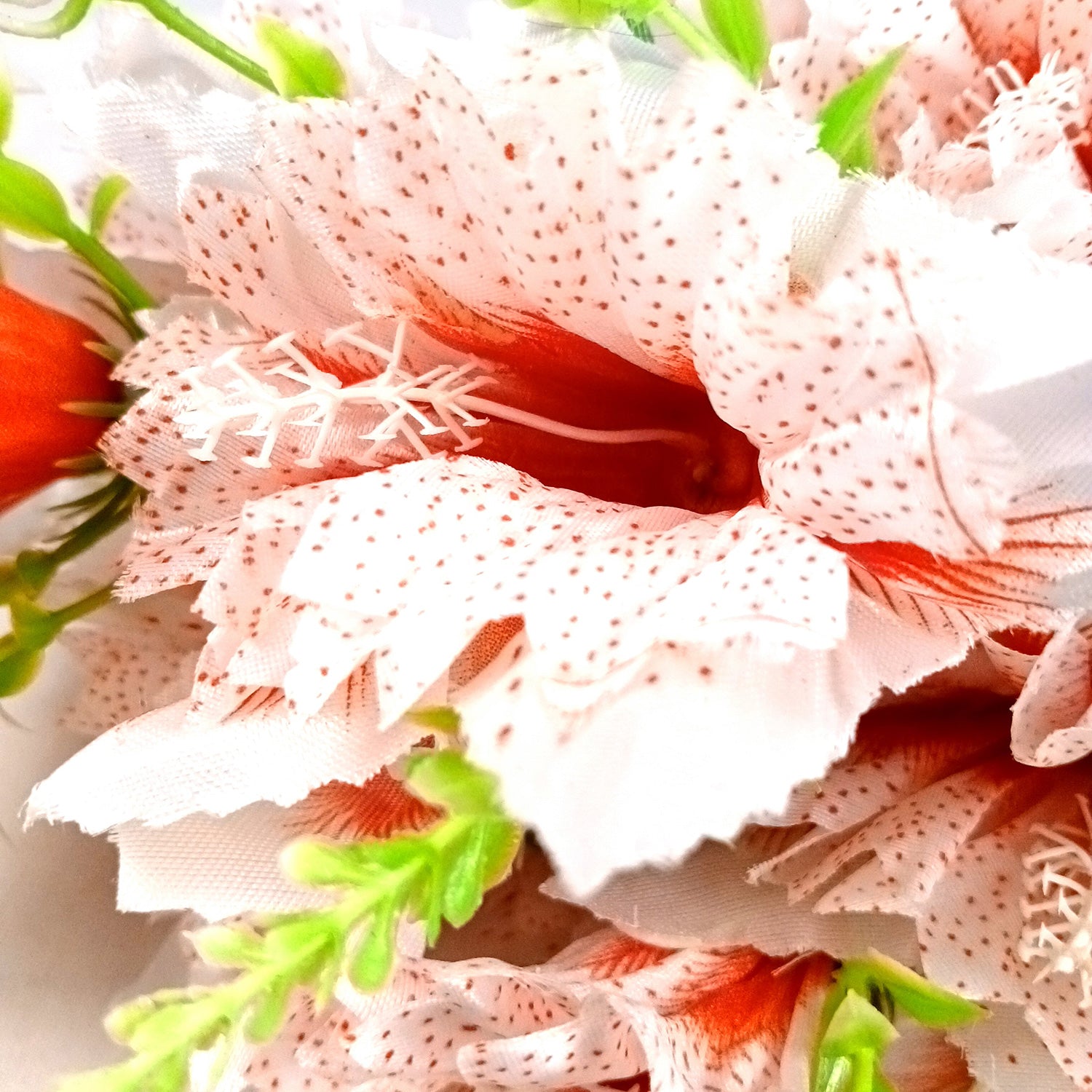 Artificial Flower Bouquets | Faux Flowers Bunch - for Table Vase, Pot, Home Decor, Living Room, Side Table Centerpiece - 18 Inch - Apkamart #Colour_Pink