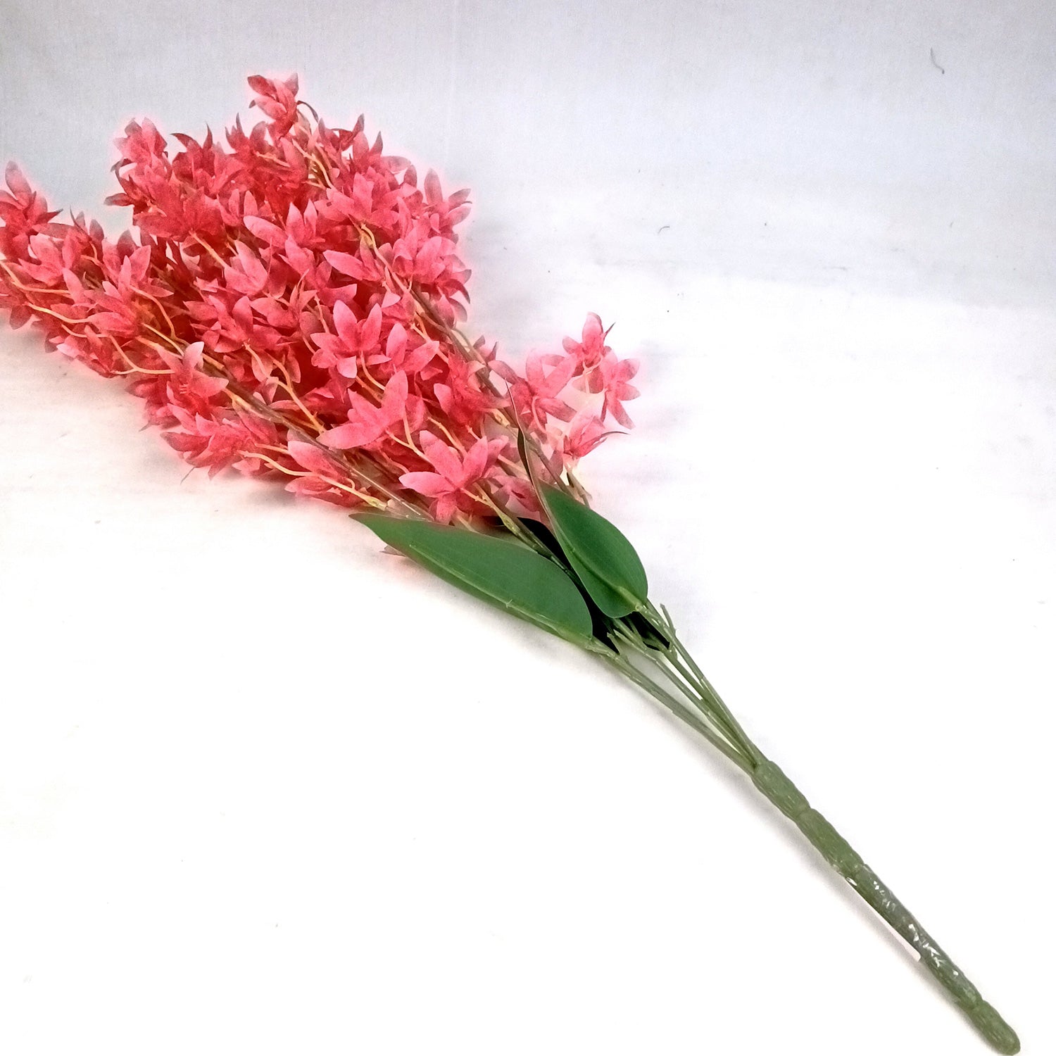 Artificial Orchids Flower Bouquets | Fake Flowers Bunch - For Vase, Pot, Home, Bedroom, Balcony, Office Corner, Living Room - 28 Inch - Apkamart #Colour_Pink