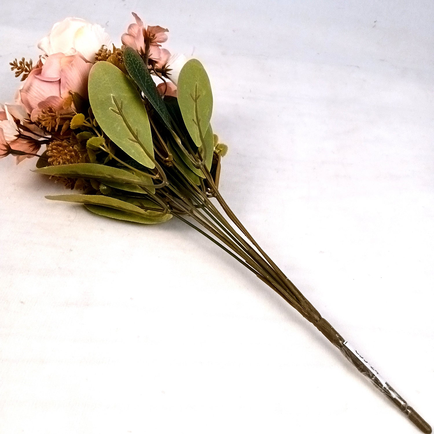 Artificial Flowers Rose Sticks | Faux Flowers Bunch - for Home Decor, Living Room, Centerpiece - 15 Inch - Apkamart #Colour_Multicolor