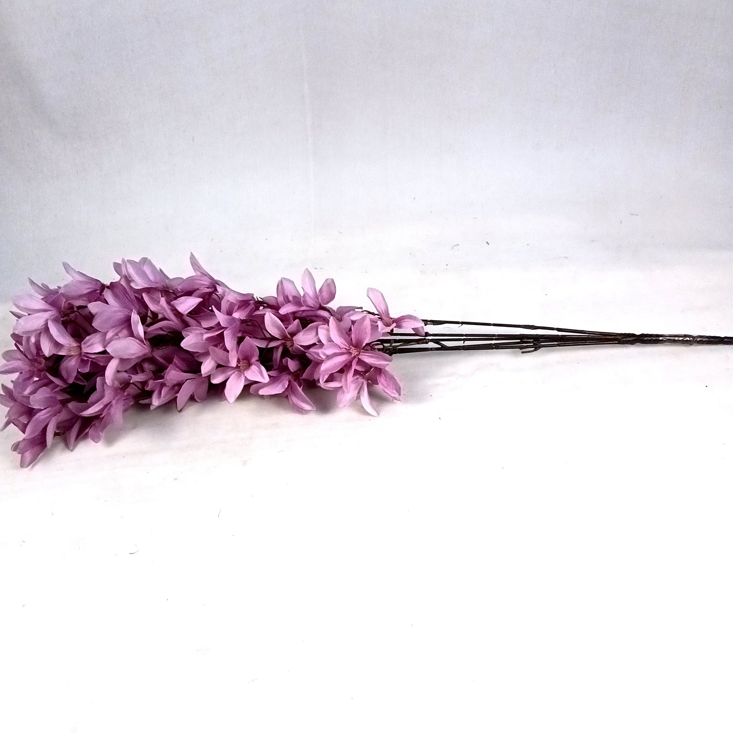 Artificial Flowers | Faux Flowers Bunch - for Home Decor, Living Room, Side Table, Centerpiece - 29 Inch - Apkamart #Colour_Purple